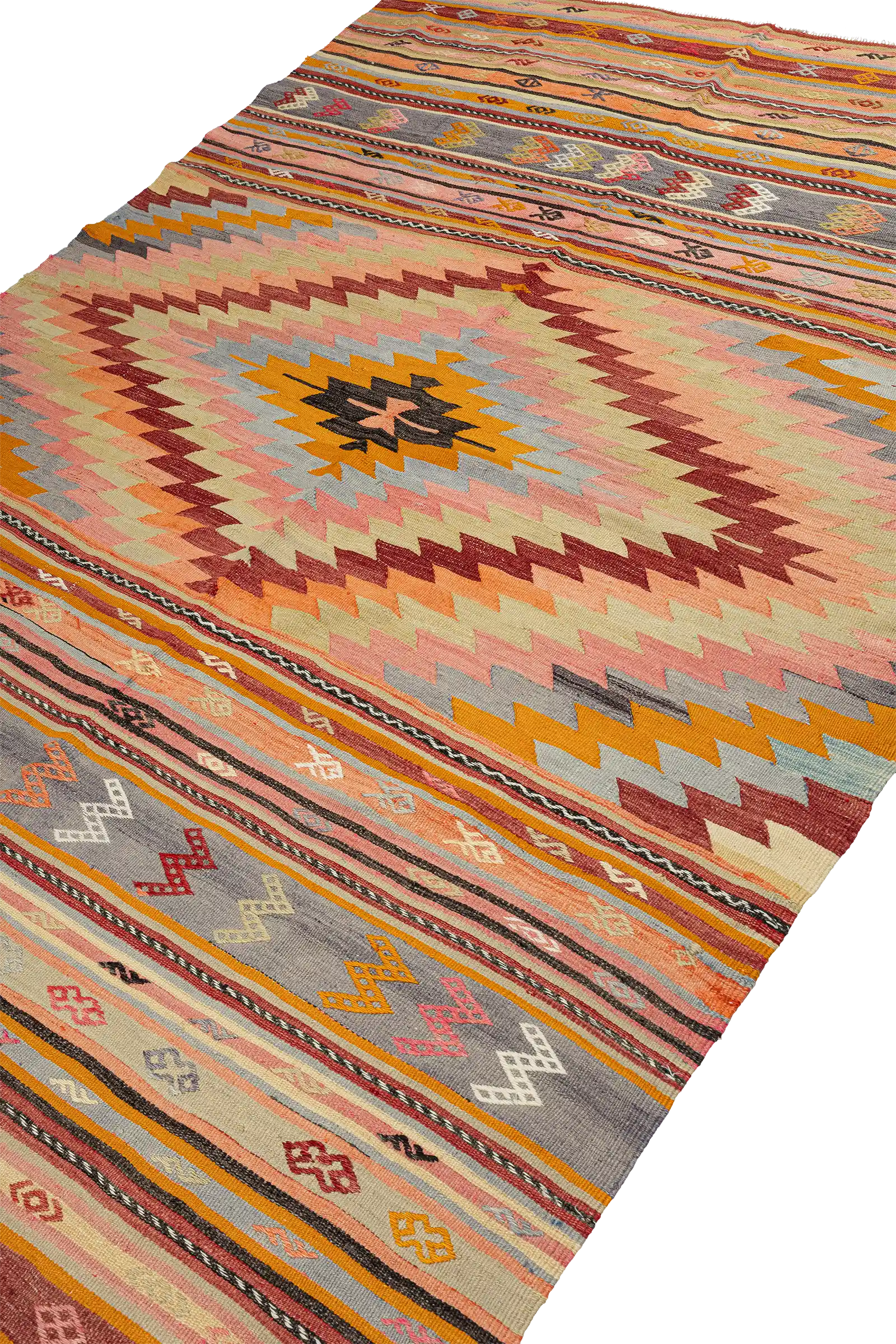 DENIZLI vintage kilim 250x176cm