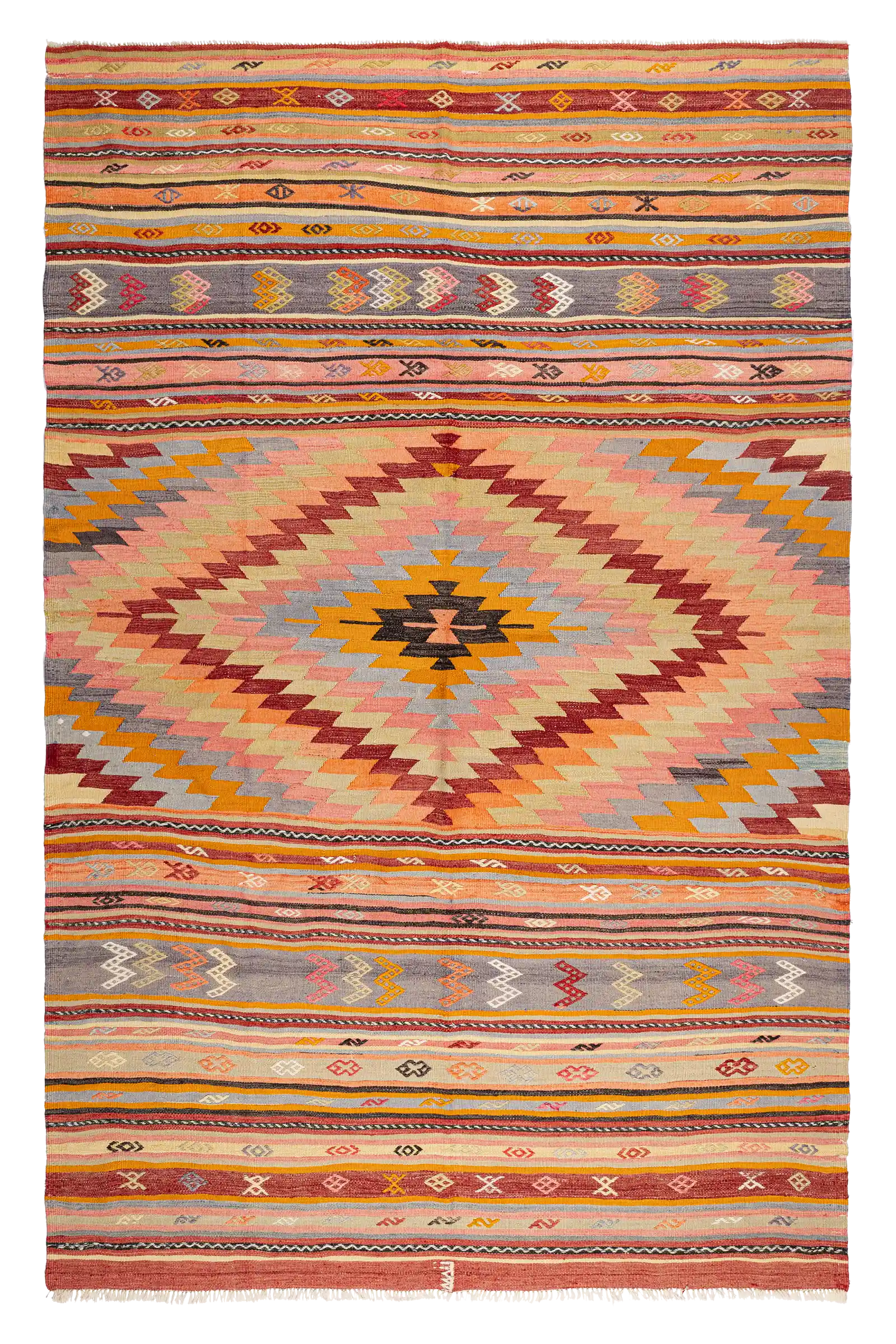 DENIZLI vintage kilim 250x176cm