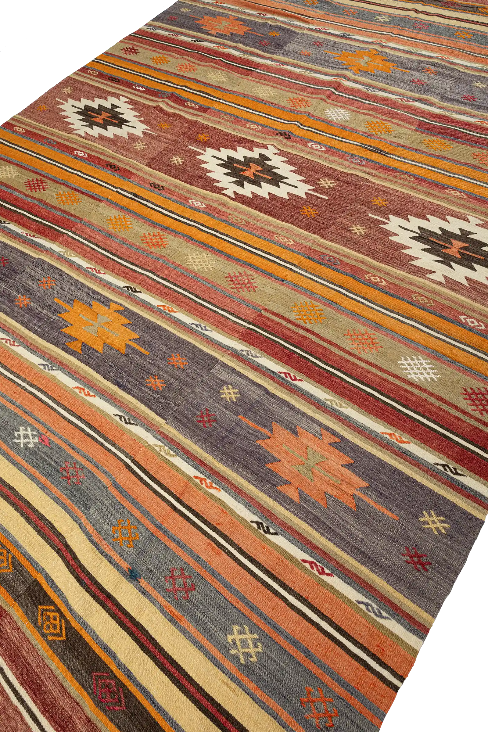 DENIZLI Vintage Kelim 262x186cm