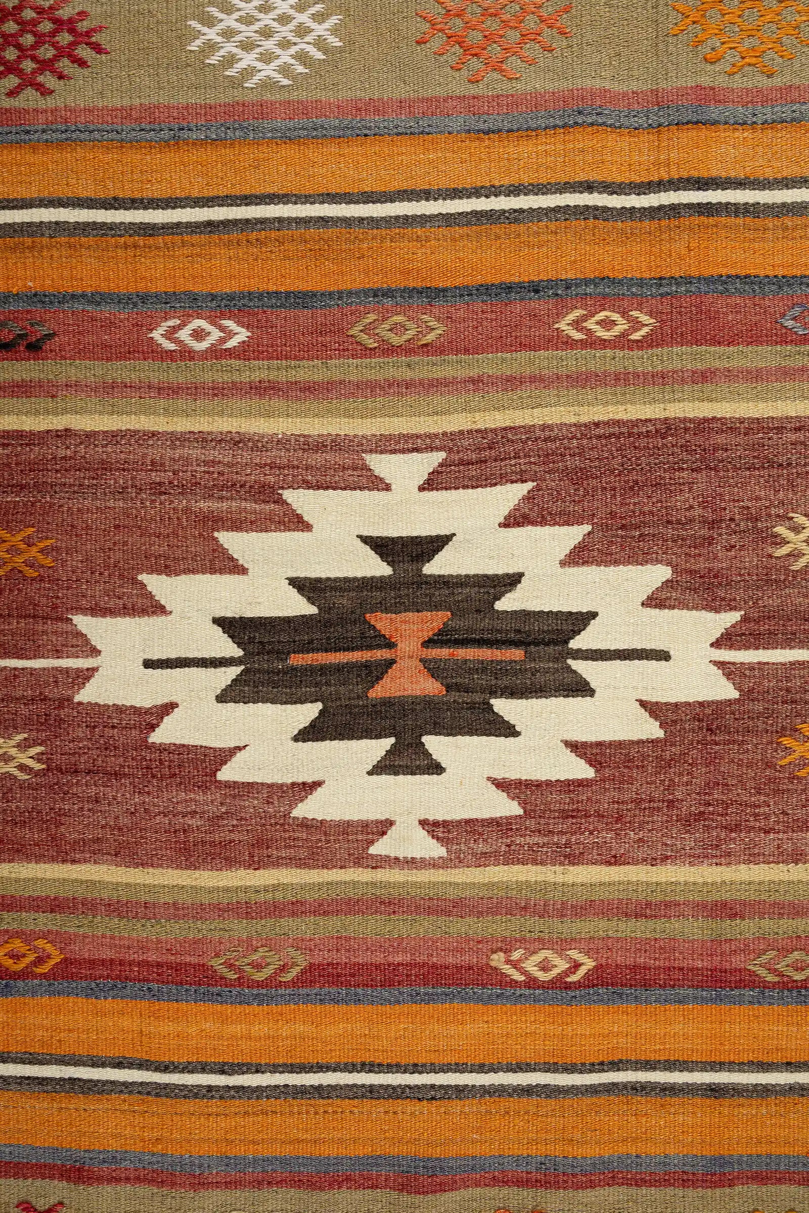 DENIZLI Vintage Kelim 262x186cm