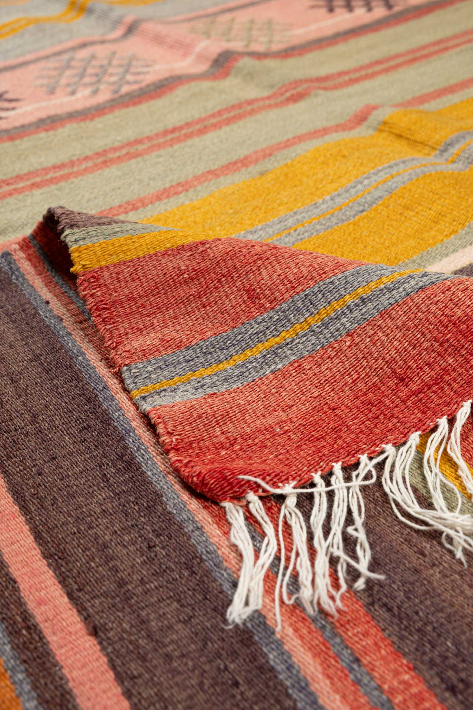 DENIZLI Vintage Kilim 250x177cm