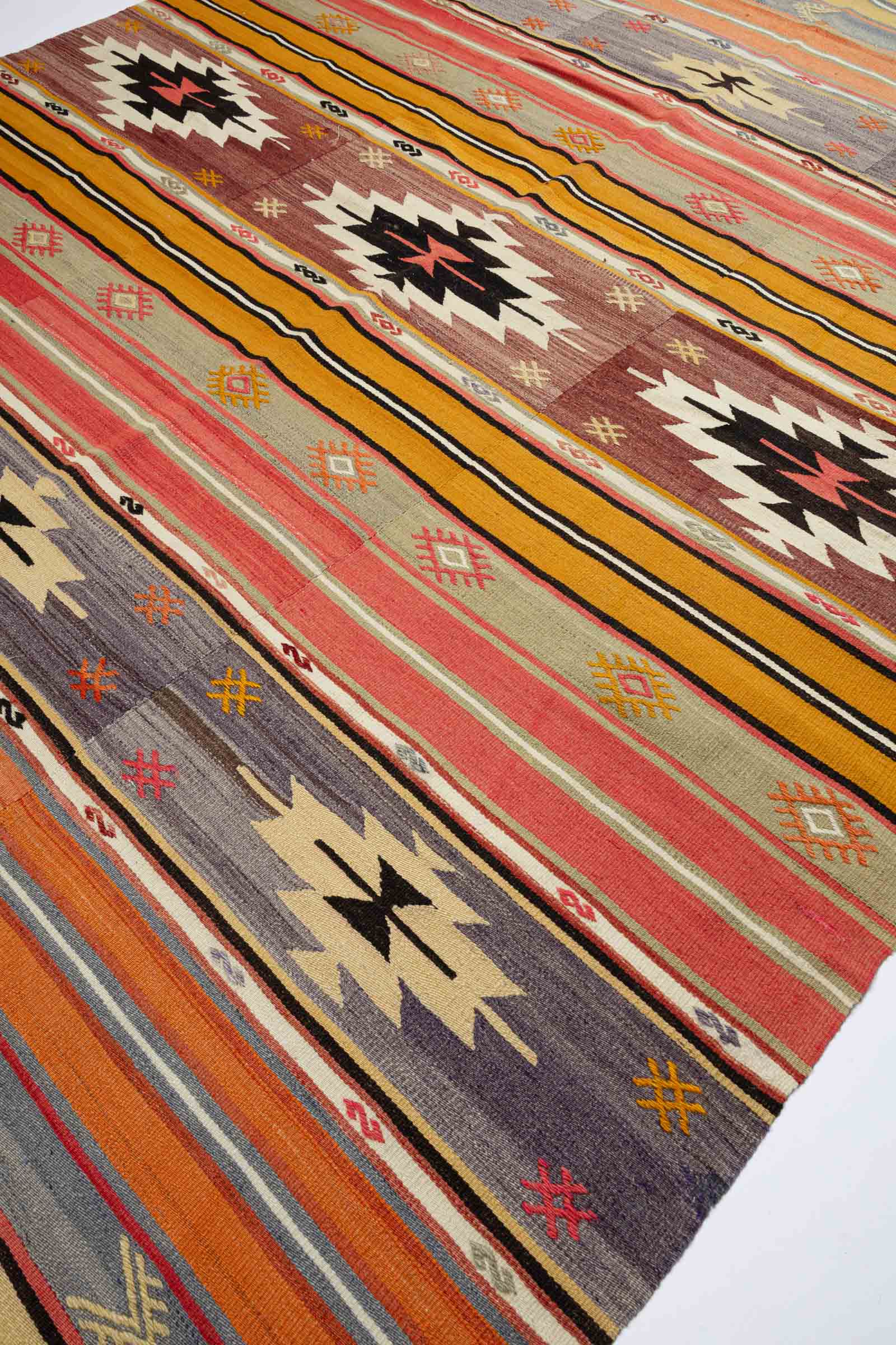 DENIZLI vintage kilim 295x188cm
