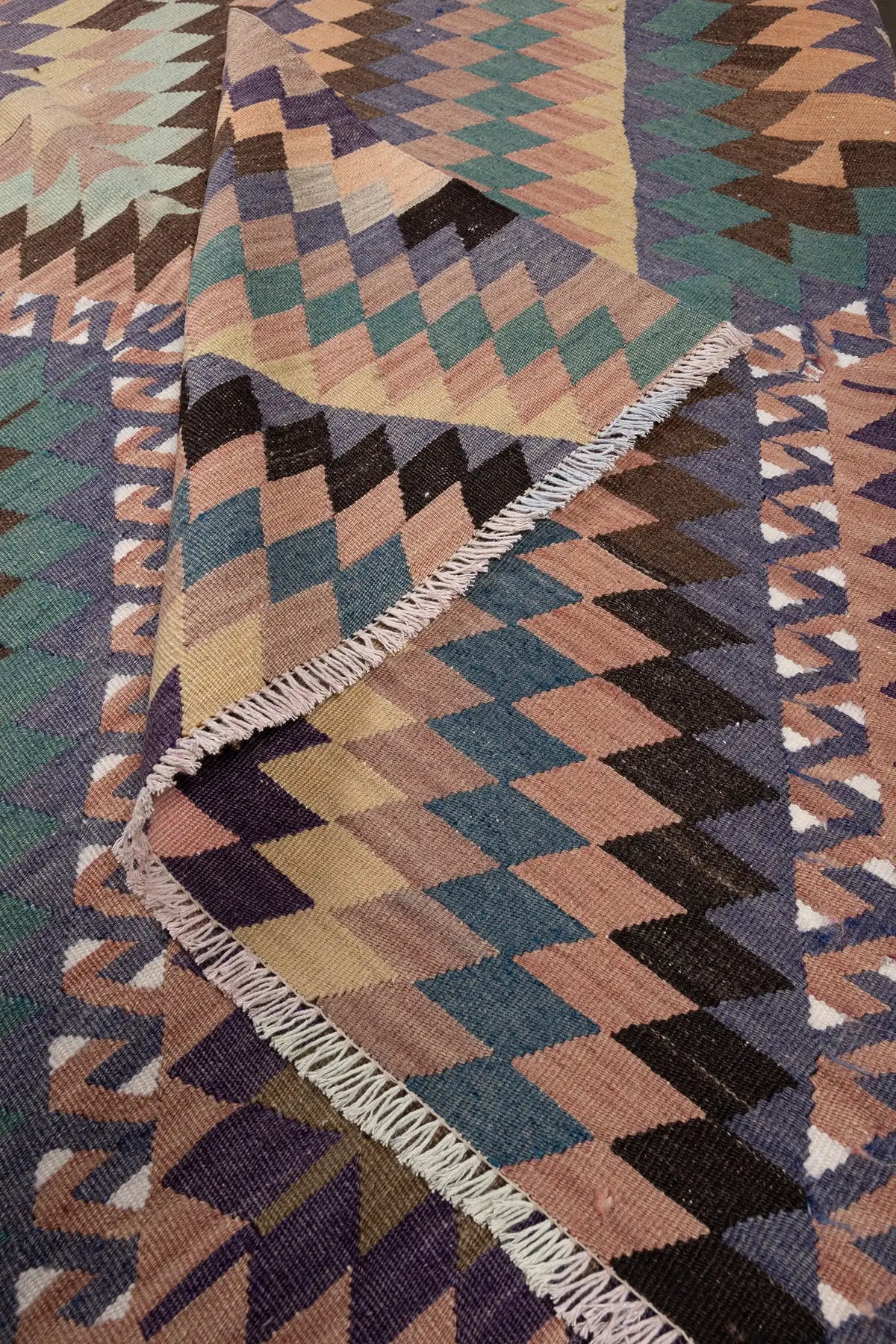 UŞAK PASTEL Vintage Kelim 297x186cm
