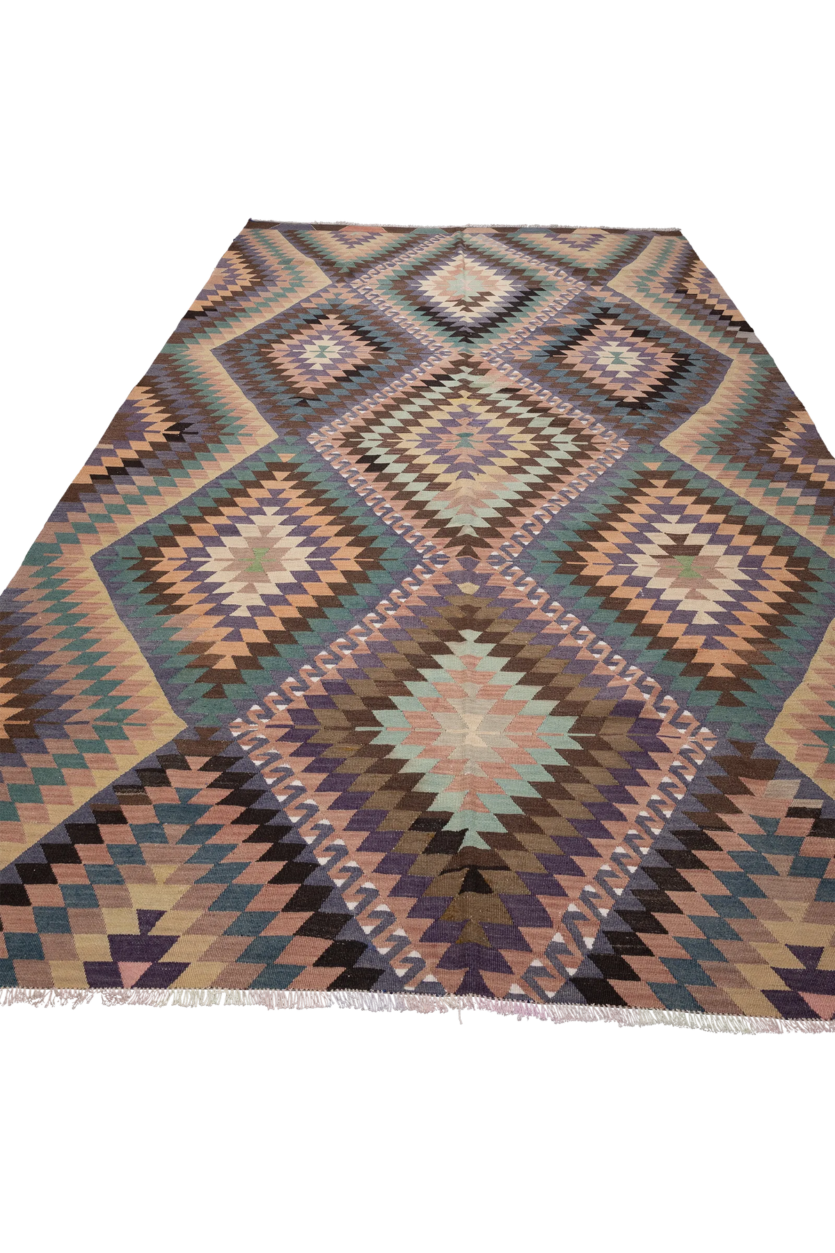 UŞAK PASTEL Vintage Kelim 297x186cm