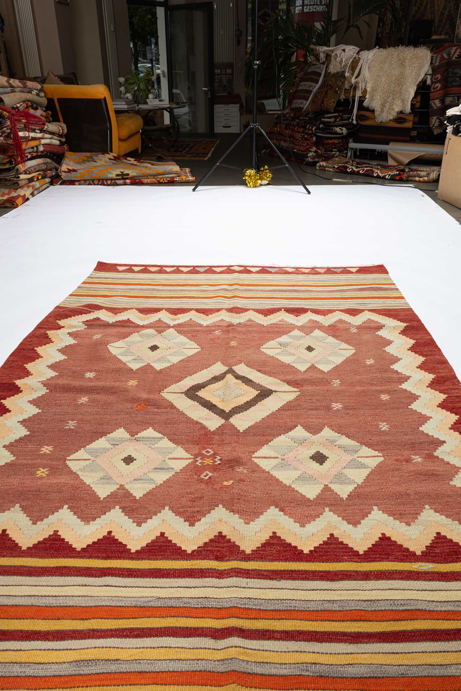 FETHIYE vintage kilim 214x140cm