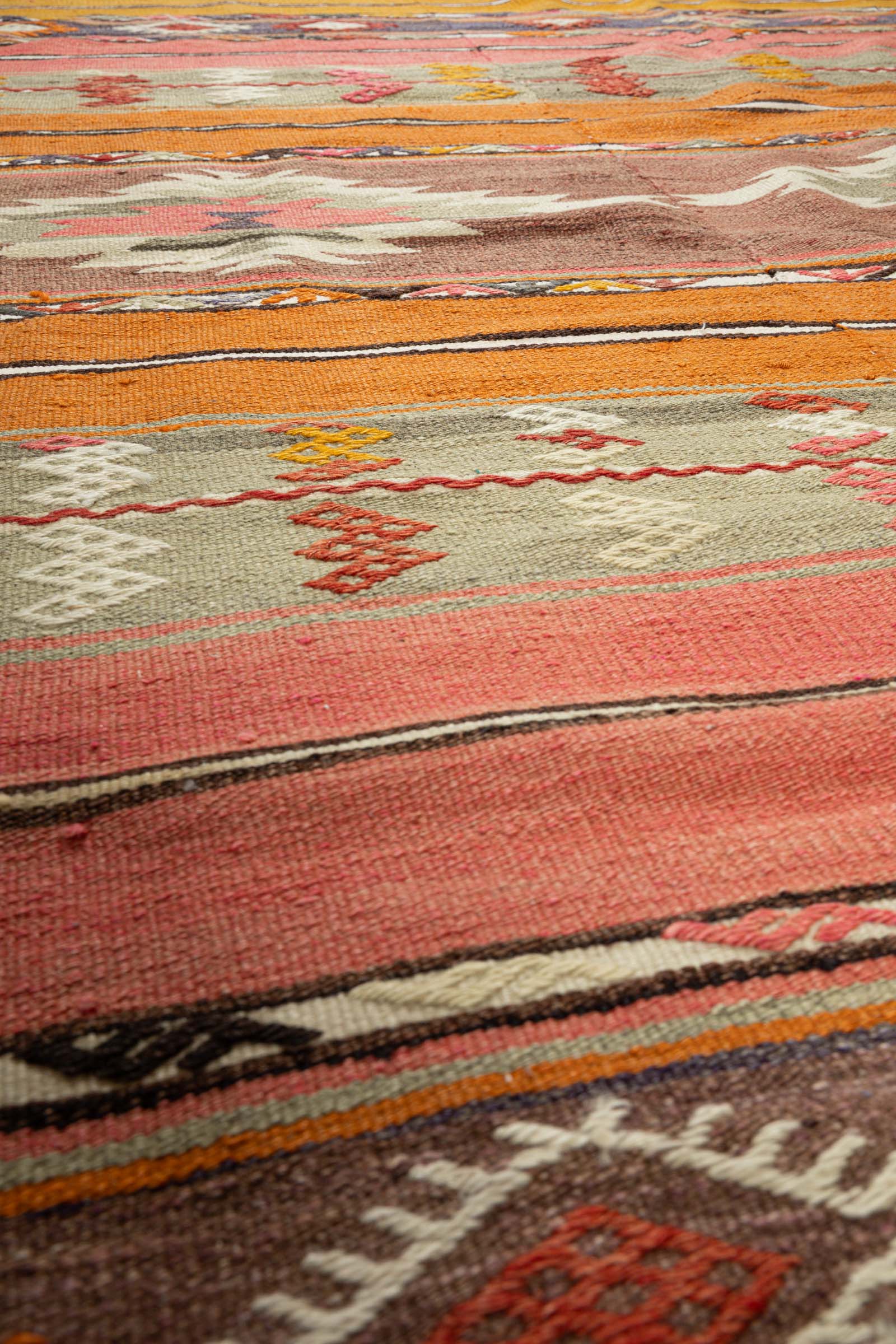DENIZLI Vintage Kelim 188x165cm