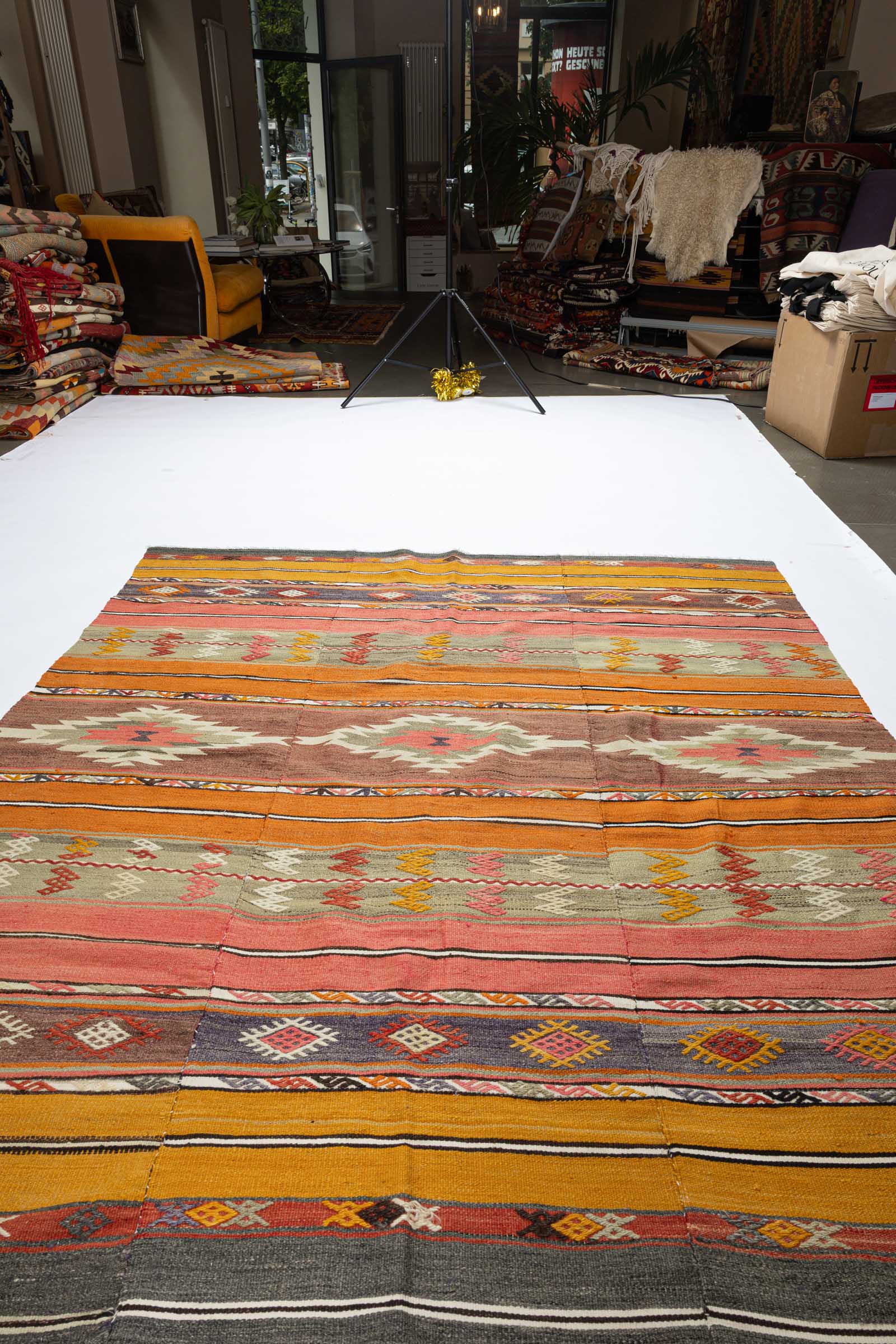 DENIZLI Vintage Kelim 188x165cm