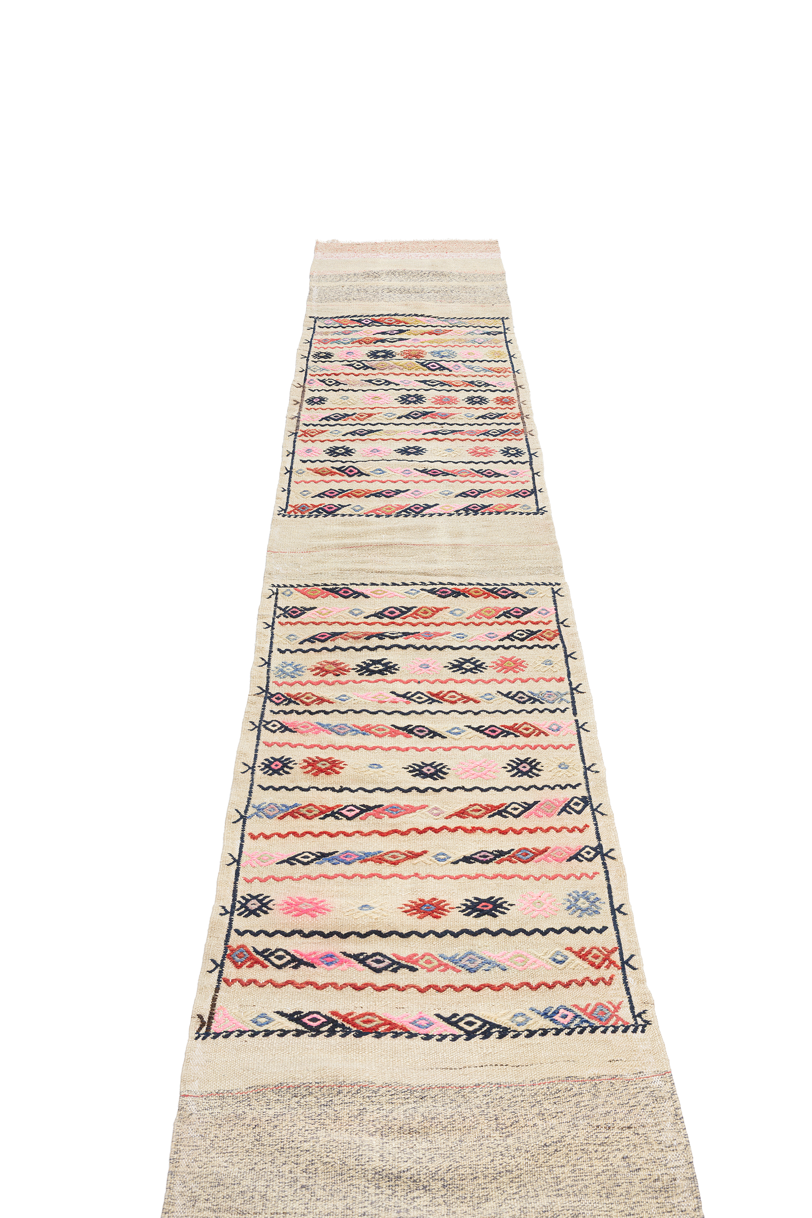 USAK Vintage Kelim 357x59cm