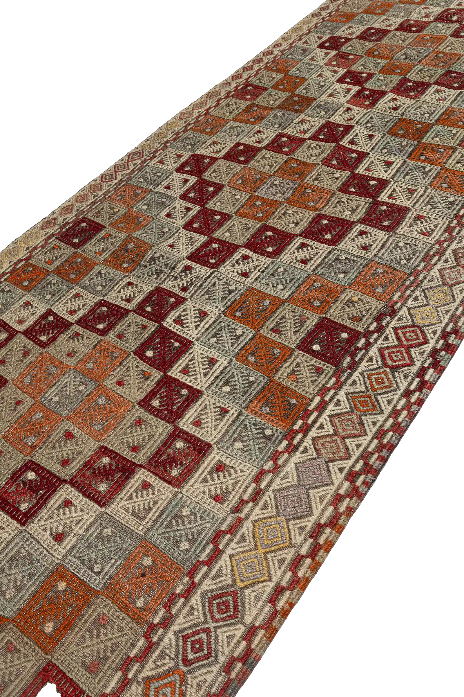 BALIKESIR Vintage Kelim 230x87cm