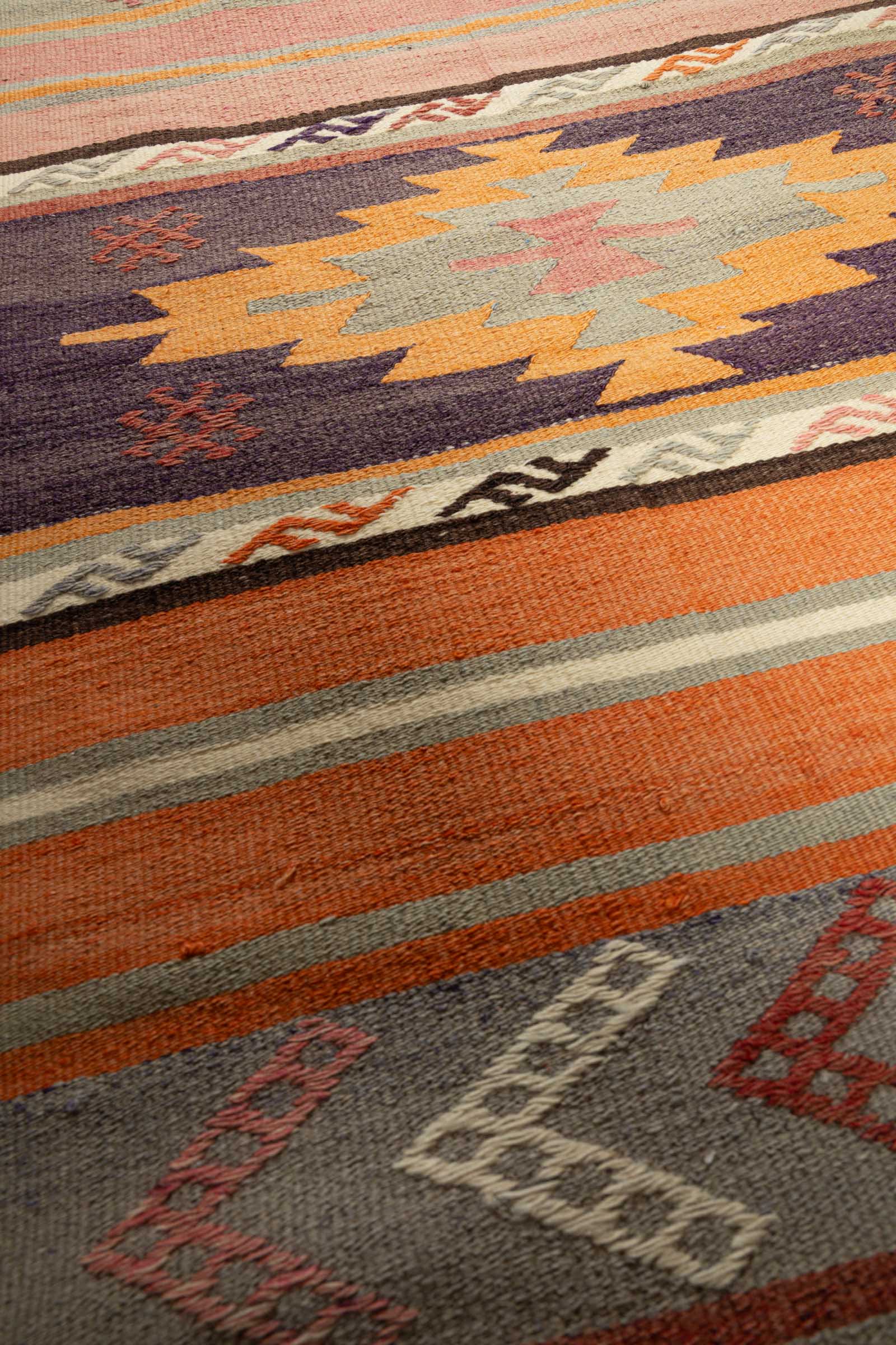 DENIZLI Vintage Kilim 310x62cm