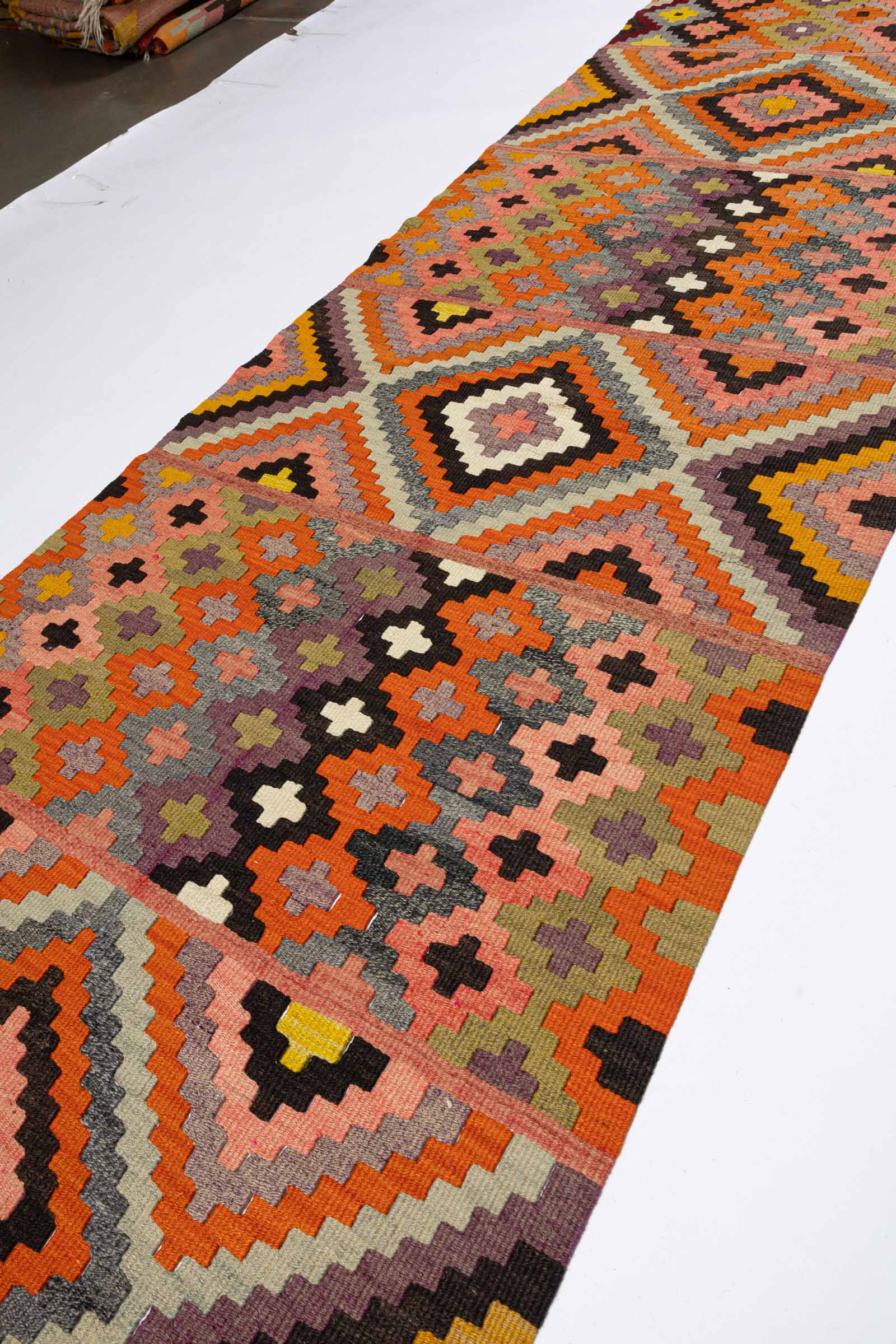 MALATYA vintage kilim 405x94cm