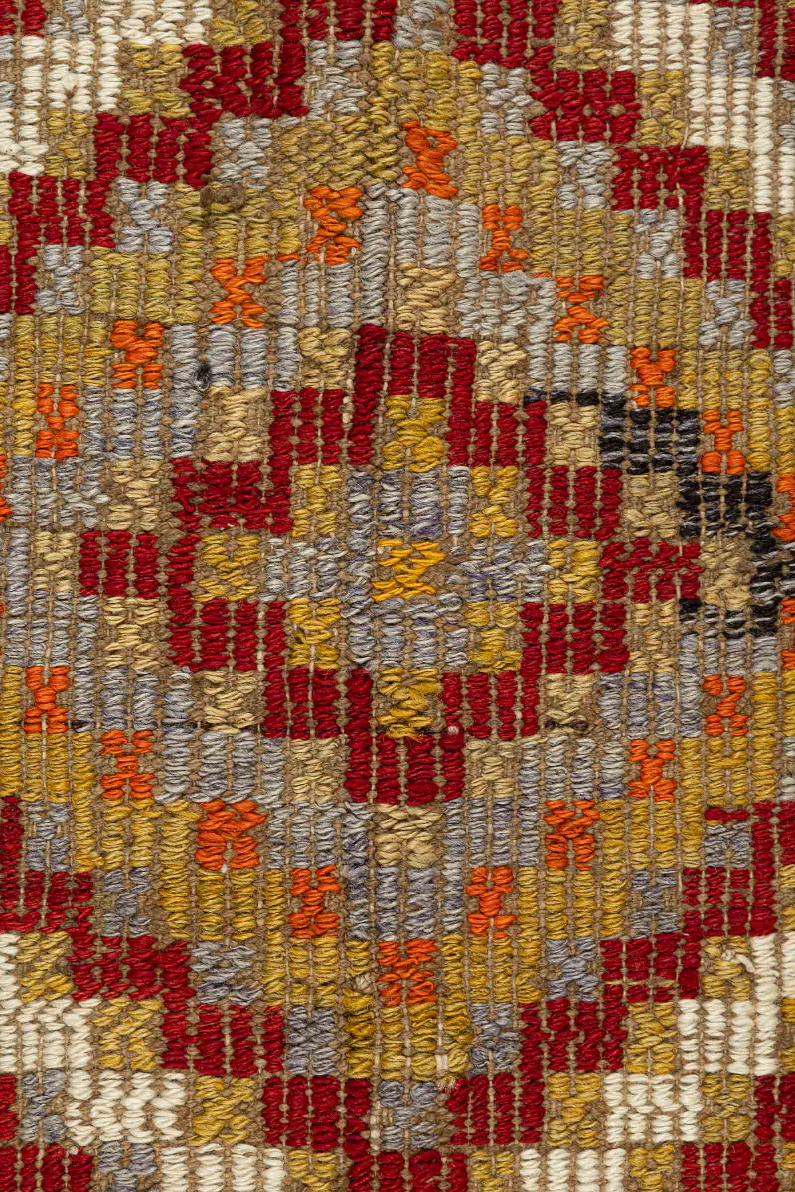 USAK Vintage Cicim Kelim 133x128cm