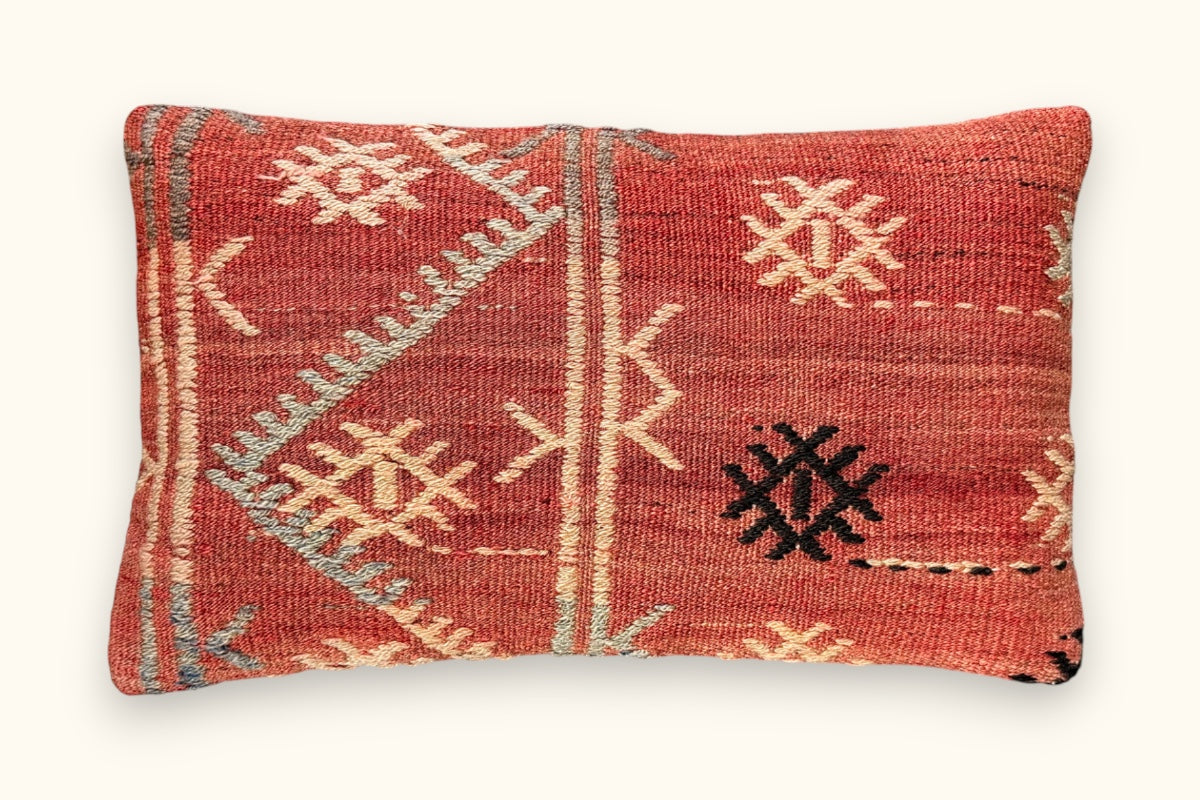 BAHAR vintage kilim cushion 50x30cm
