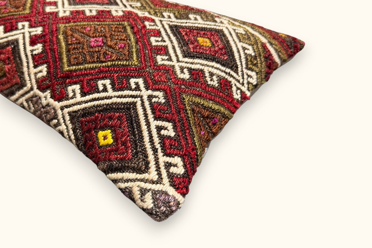 DERYA Vintage Kelim Kissen 50x30cm