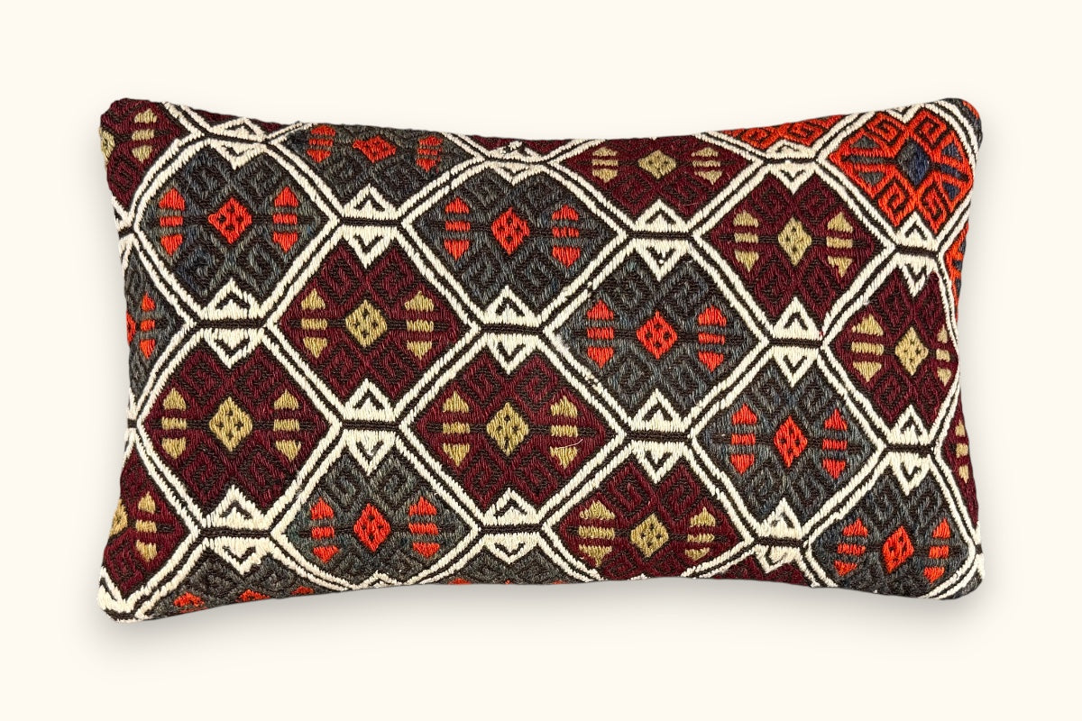 DILAN Vintage Kelim Kissen 50x30cm