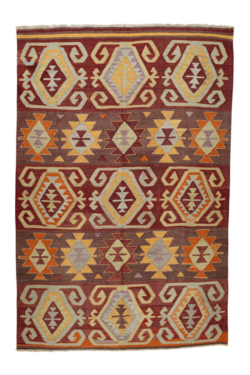 SIVRIHISAR Vintage Kelim 282x84cm