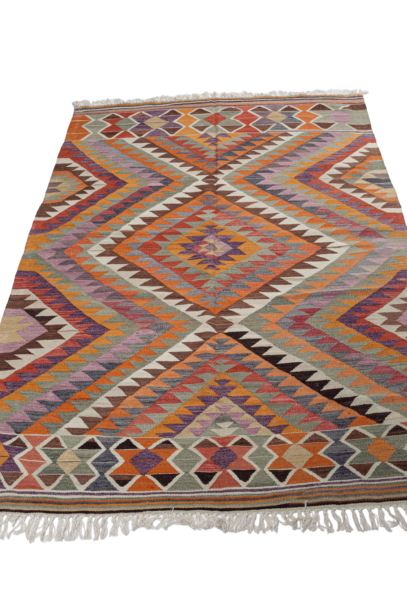 ACYIPAYAM Vintage Kelim Teppich 224cm x 143cm - Wild Heart Free Soul