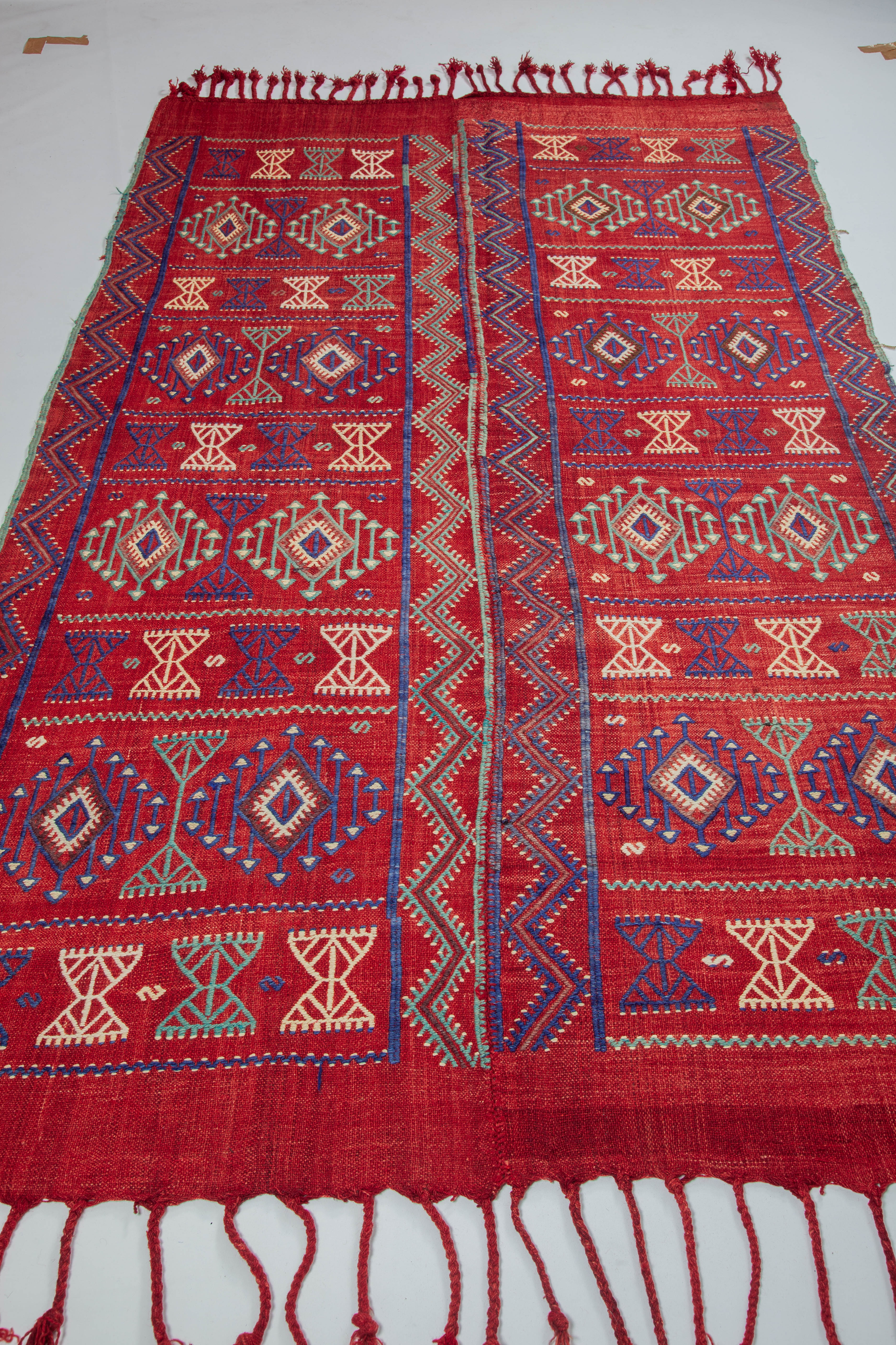 ADANA Vintage Cicim Kelim 263x153cm - Wild Heart Free Soul