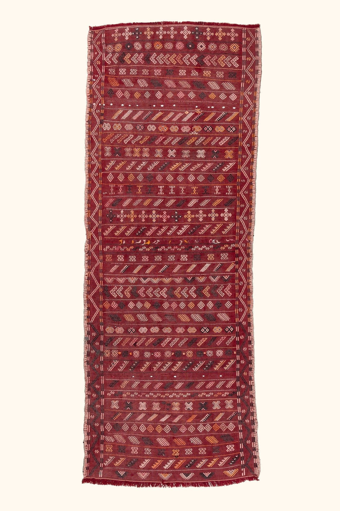 ADIYAMAN Vintage Cicim Kilim 203x73 cm - Wild Heart Free Soul