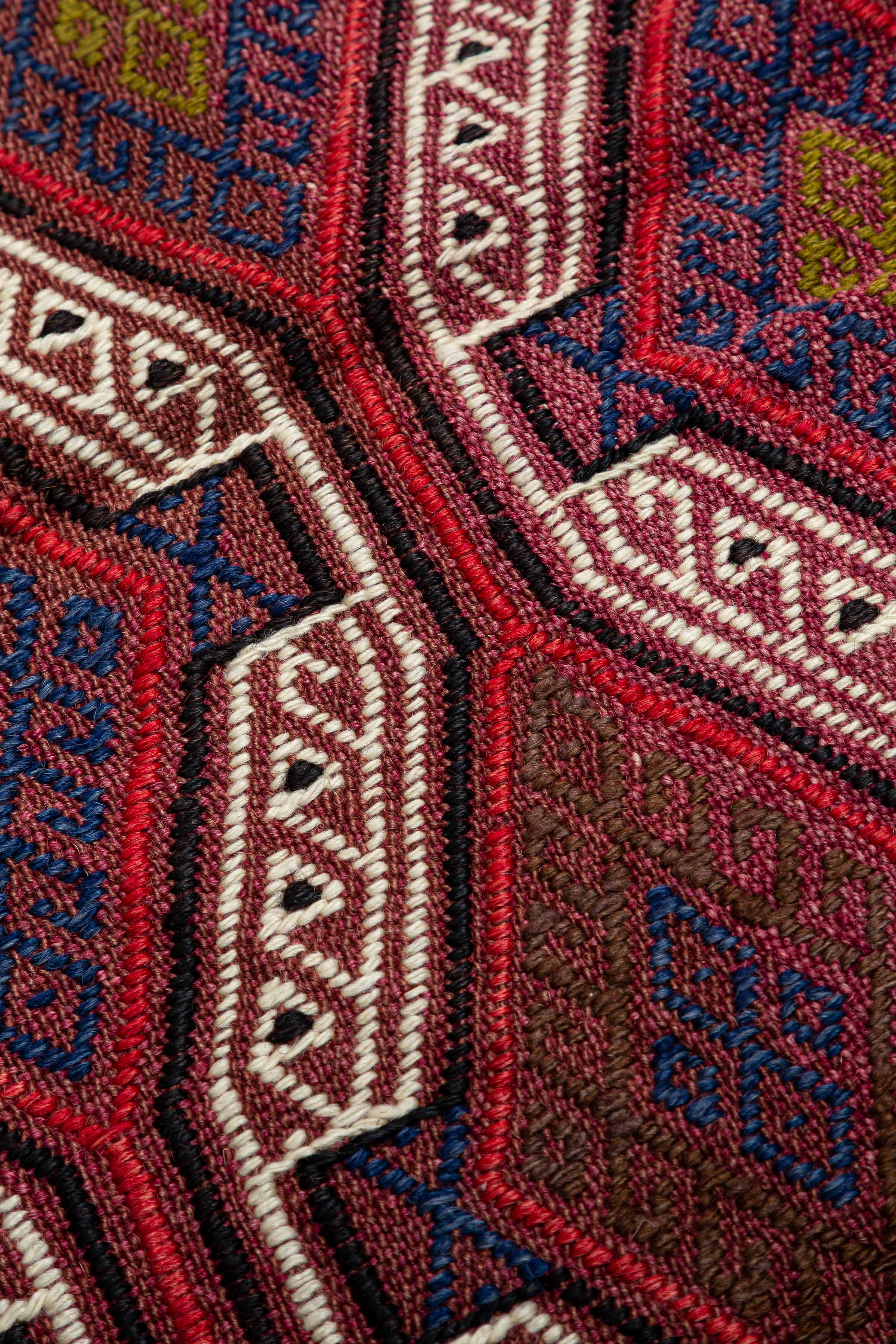 AFYON CICIM Vintage Kelim Teppich 114cm x 85cm - Wild Heart Free Soul