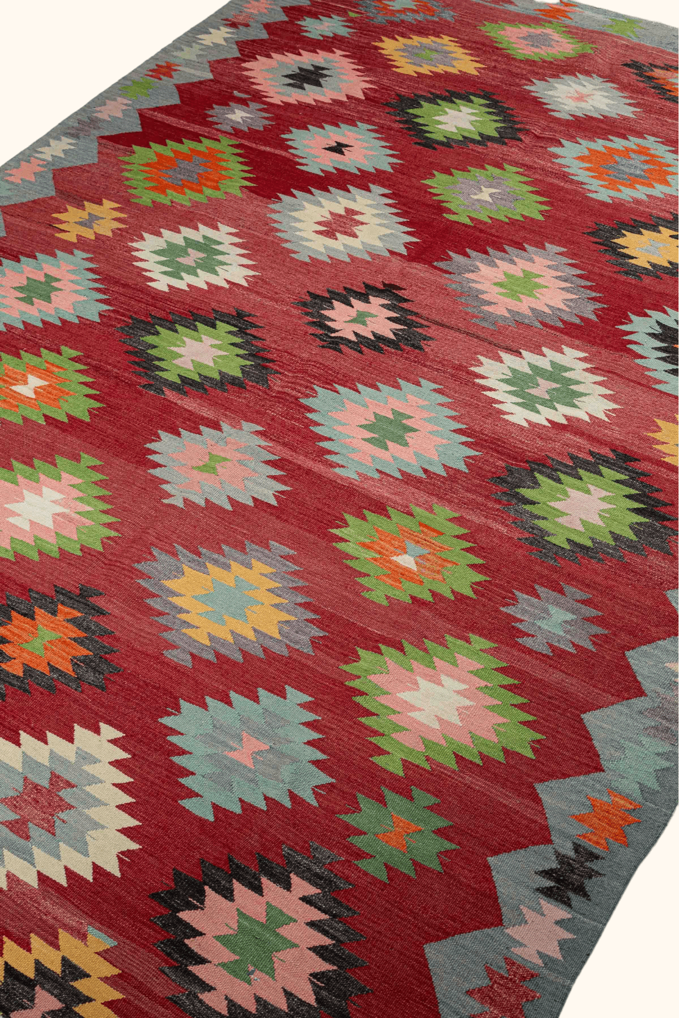 AFYON Vintage Kelim Teppich 279cm x 175cm - Wild Heart Free Soul