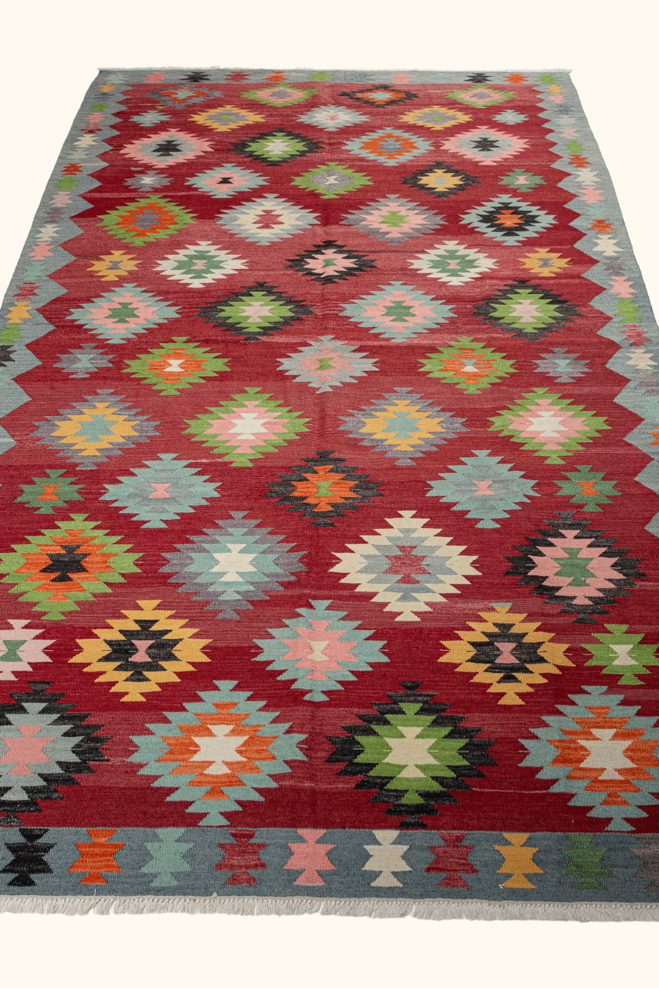 AFYON Vintage Kelim Teppich 279cm x 175cm - Wild Heart Free Soul