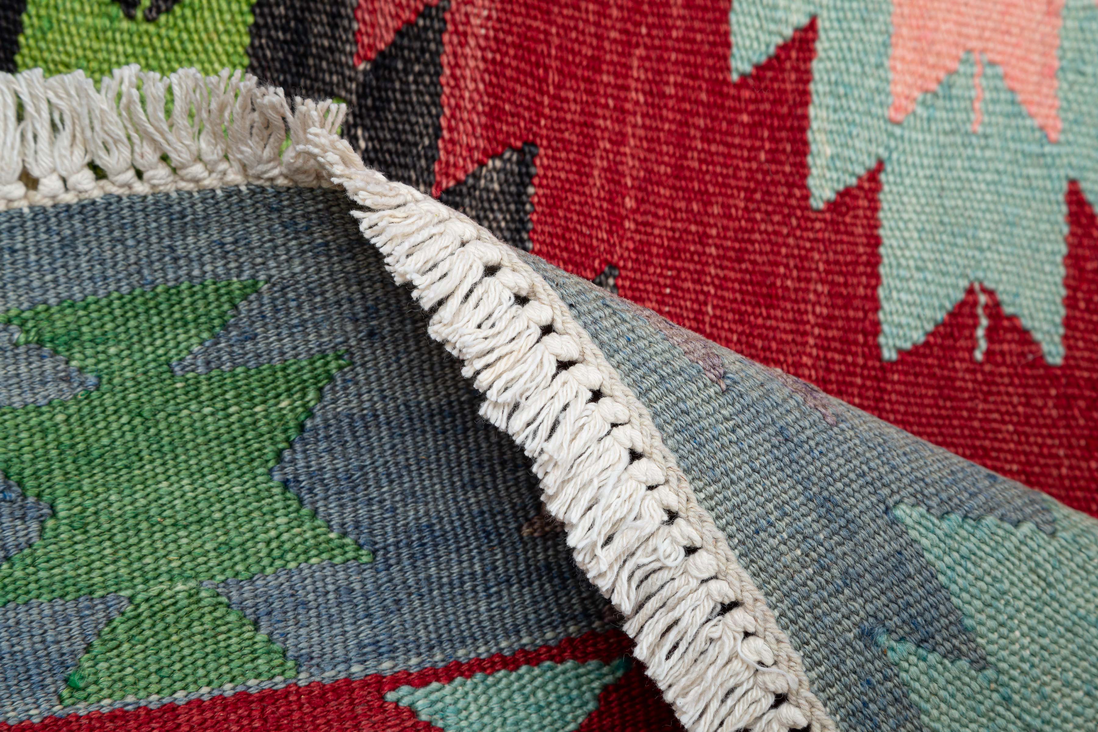 AFYON Vintage Kelim Teppich 279cm x 175cm - Wild Heart Free Soul