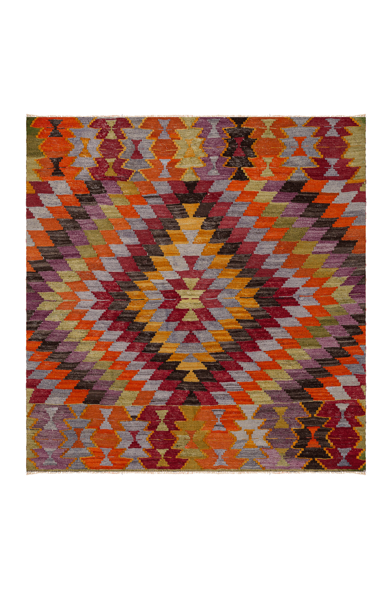 AFYON Vintage Kilim 132x127 - Wild Heart Free Soul