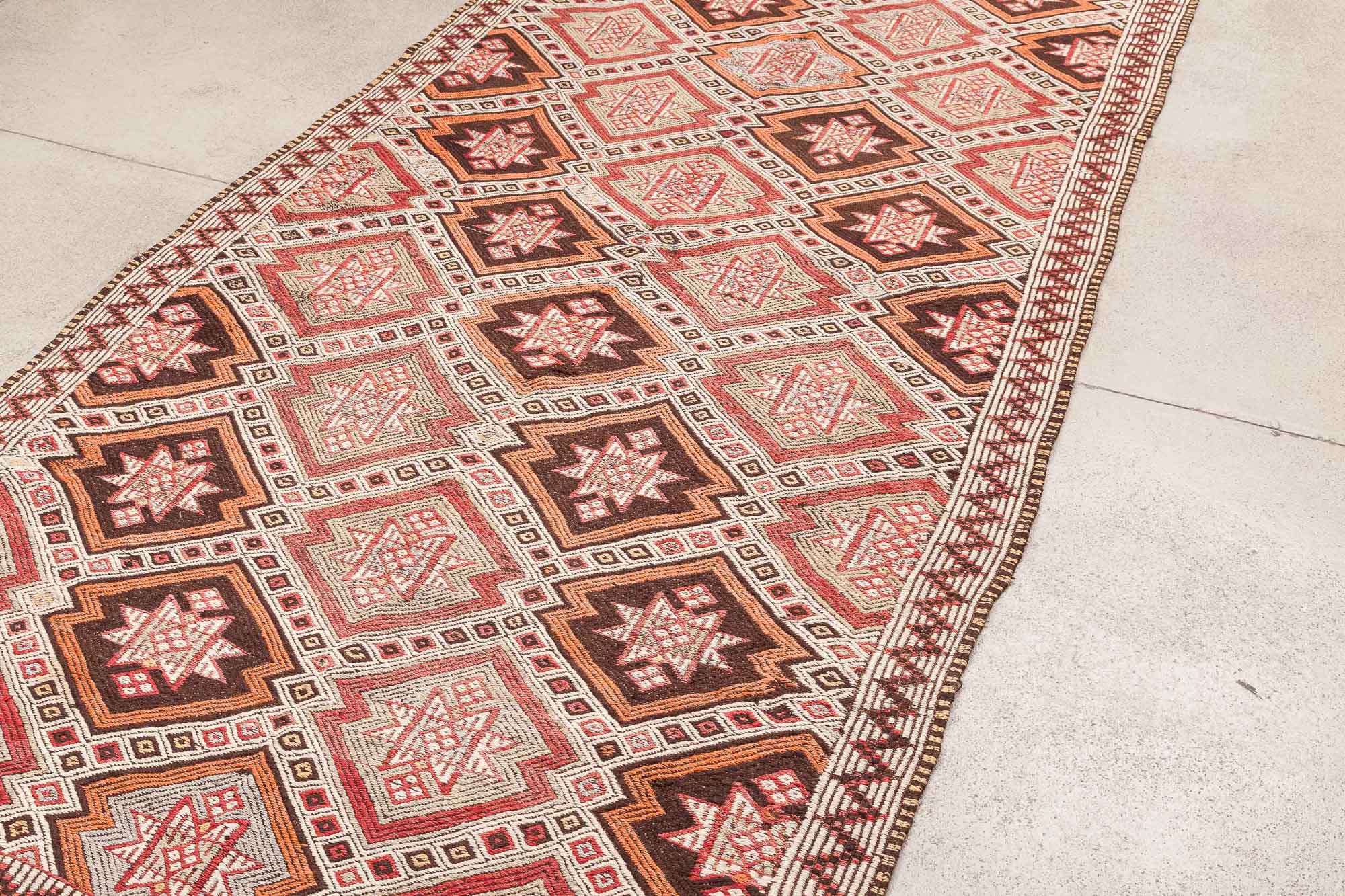 ANAMUR Vintage Kilim 300x138cm - Wild Heart Free Soul