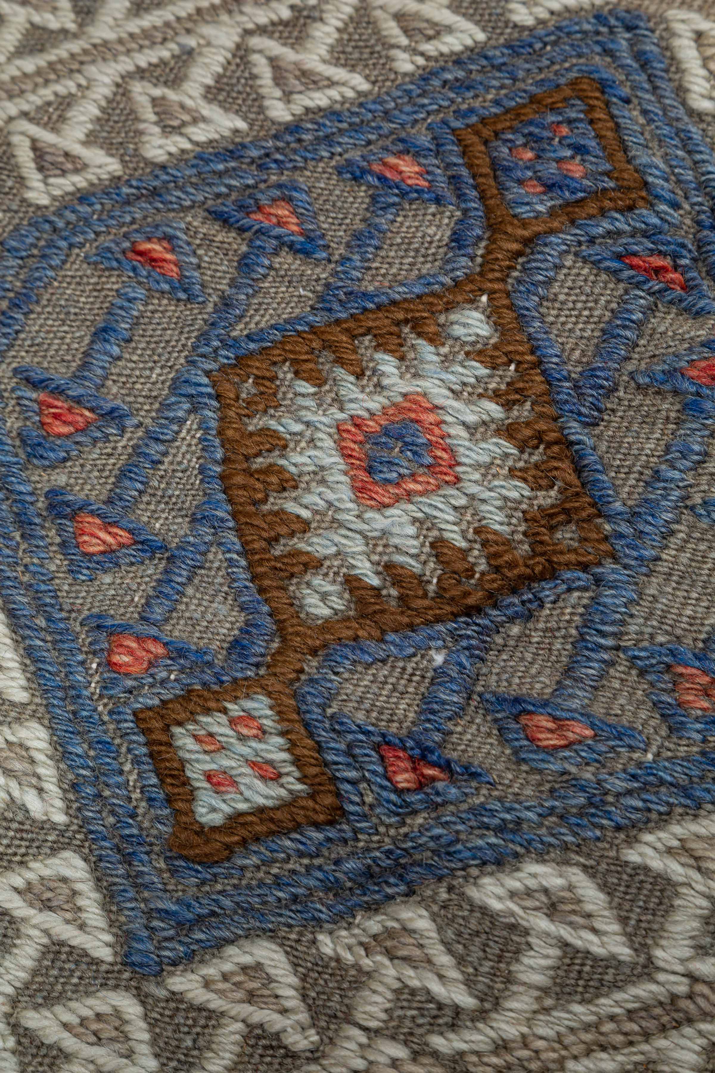 BALIKESIR Vintage Kelim Teppich 228cm x 153cm - Wild Heart Free Soul