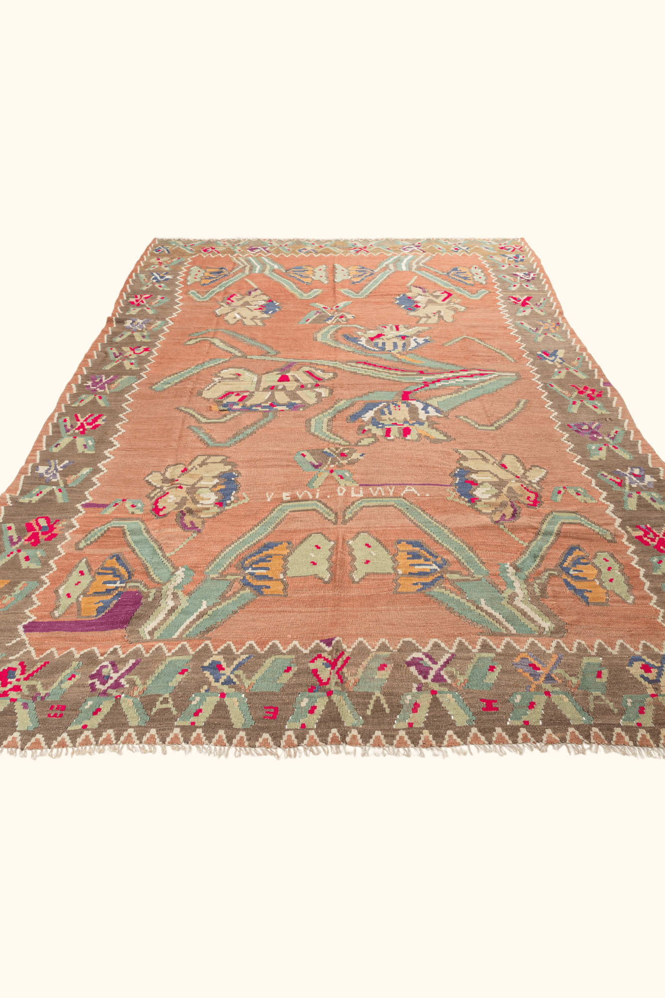 BALKAN VINTAGE KILIM 337x226cm - Wild Heart Free Soul