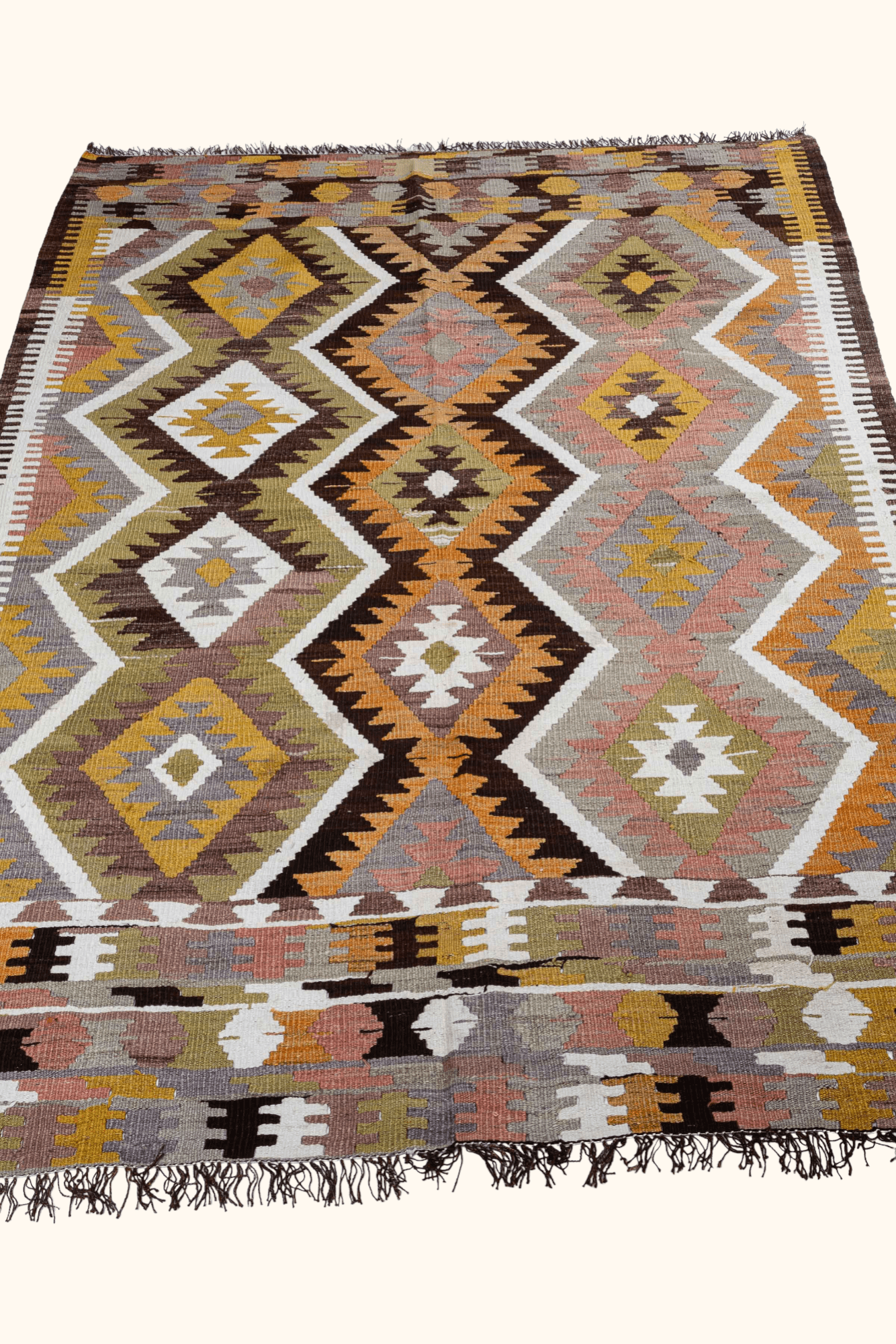 BARAK Vintage Kelim Teppich 203cm x 137cm - Wild Heart Free Soul