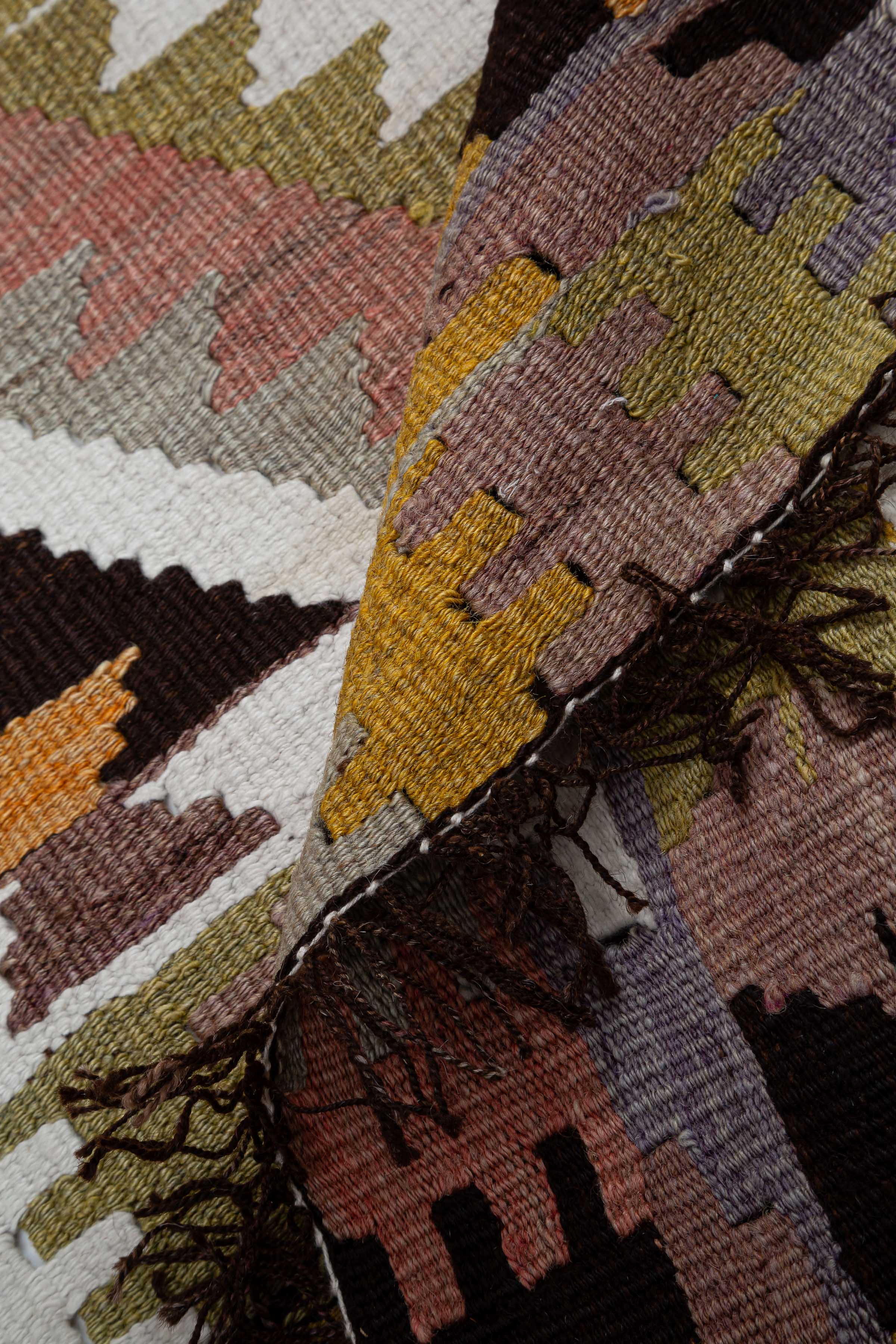 BARAK Vintage Kelim Teppich 203cm x 137cm - Wild Heart Free Soul