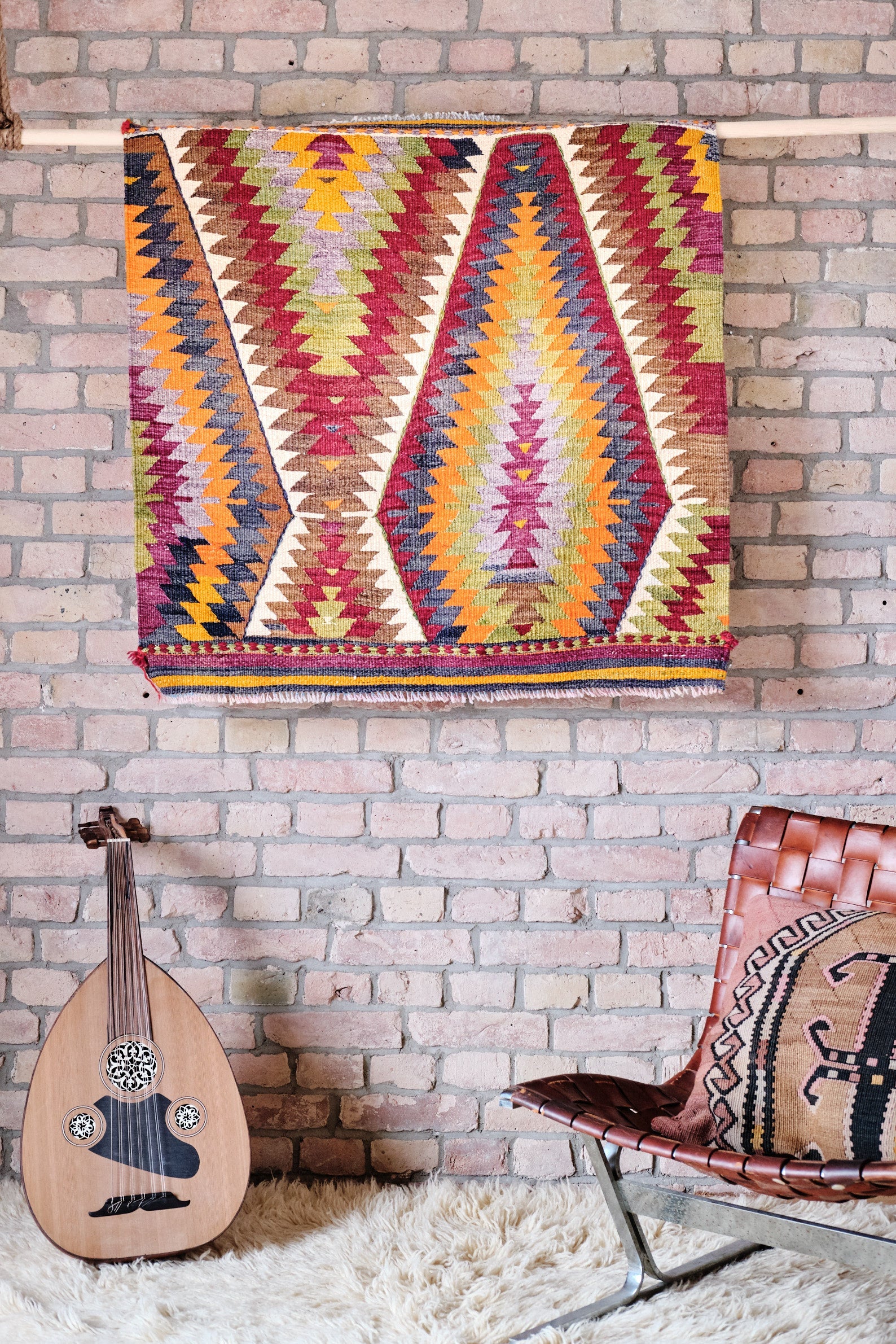 BARAK Vintage Kilim 101x103 cm - Wild Heart Free Soul
