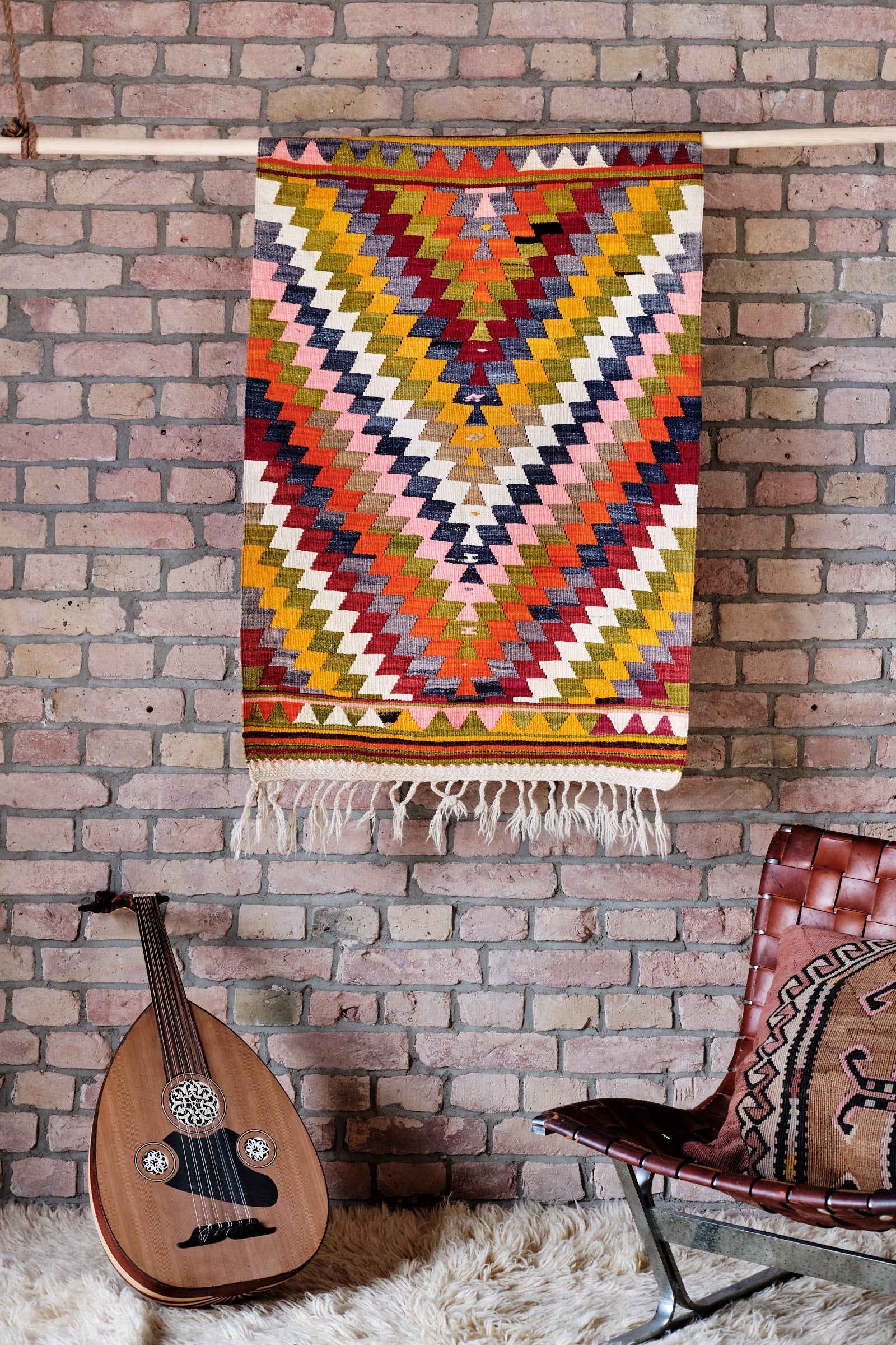 BARAK Vintage Kilim 109x78cm - Wild Heart Free Soul