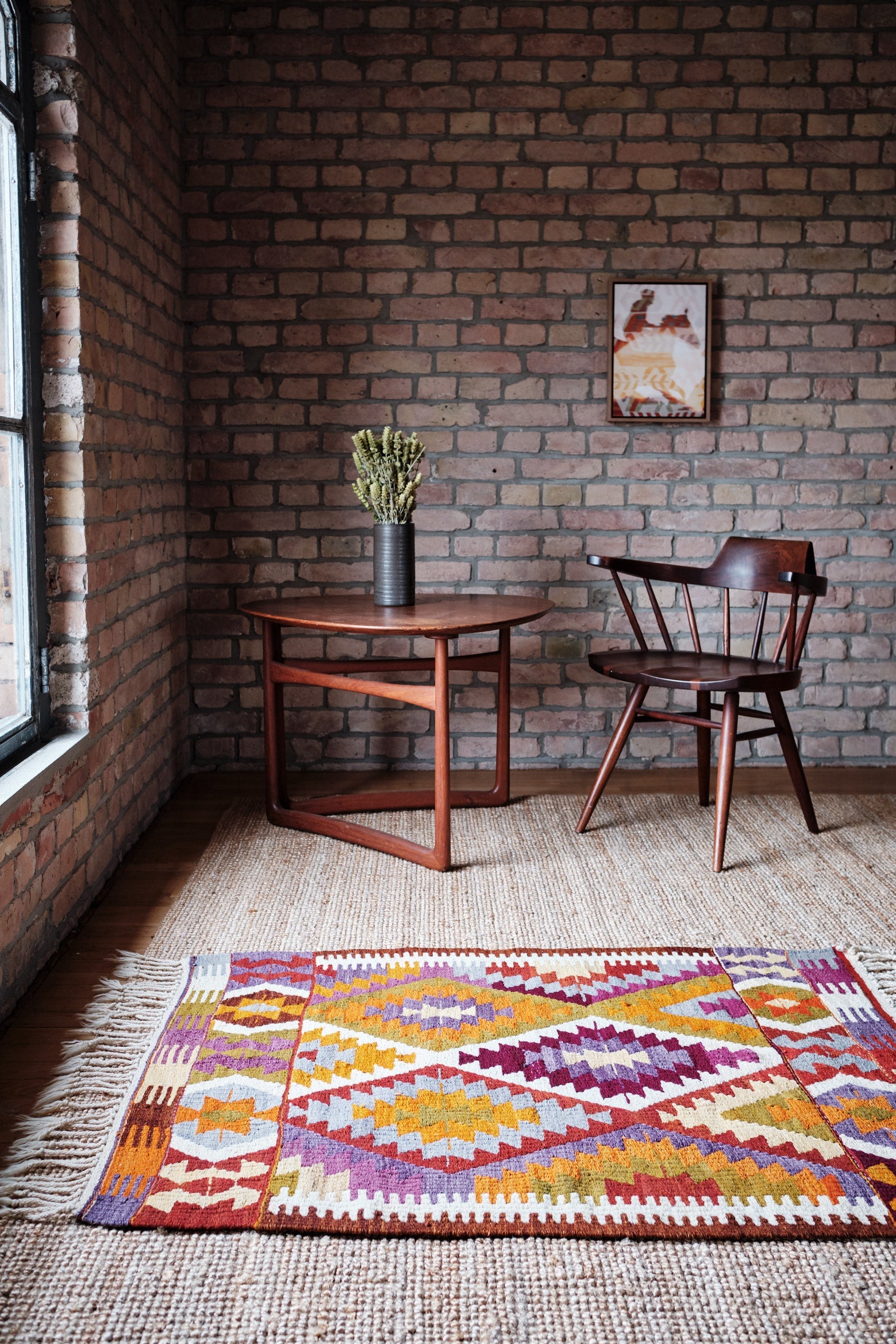 BARAK Vintage Kilim 117 x 93cm - Wild Heart Free Soul