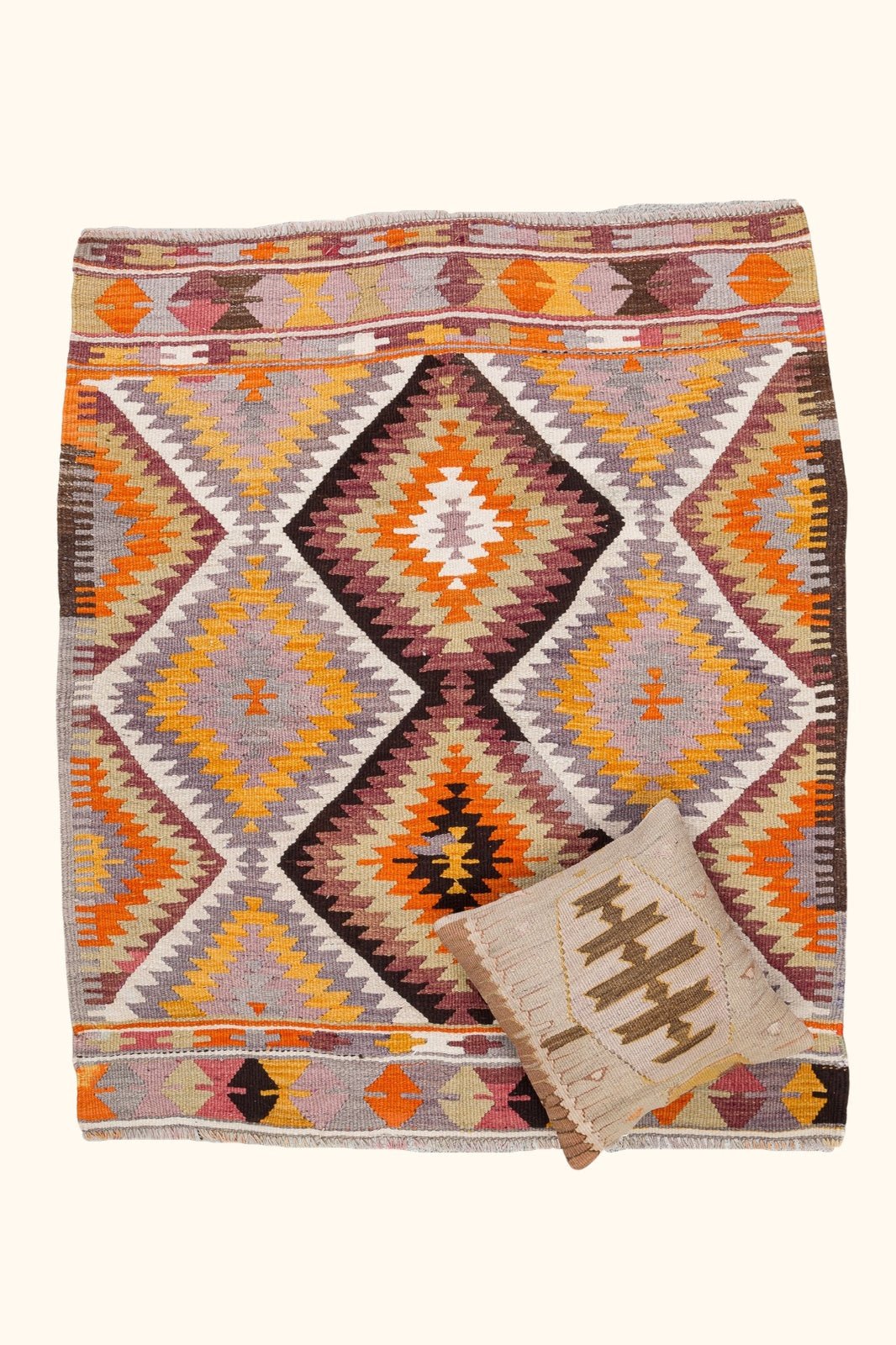 BARAK Vintage Kilim 135x113cm - Wild Heart Free Soul
