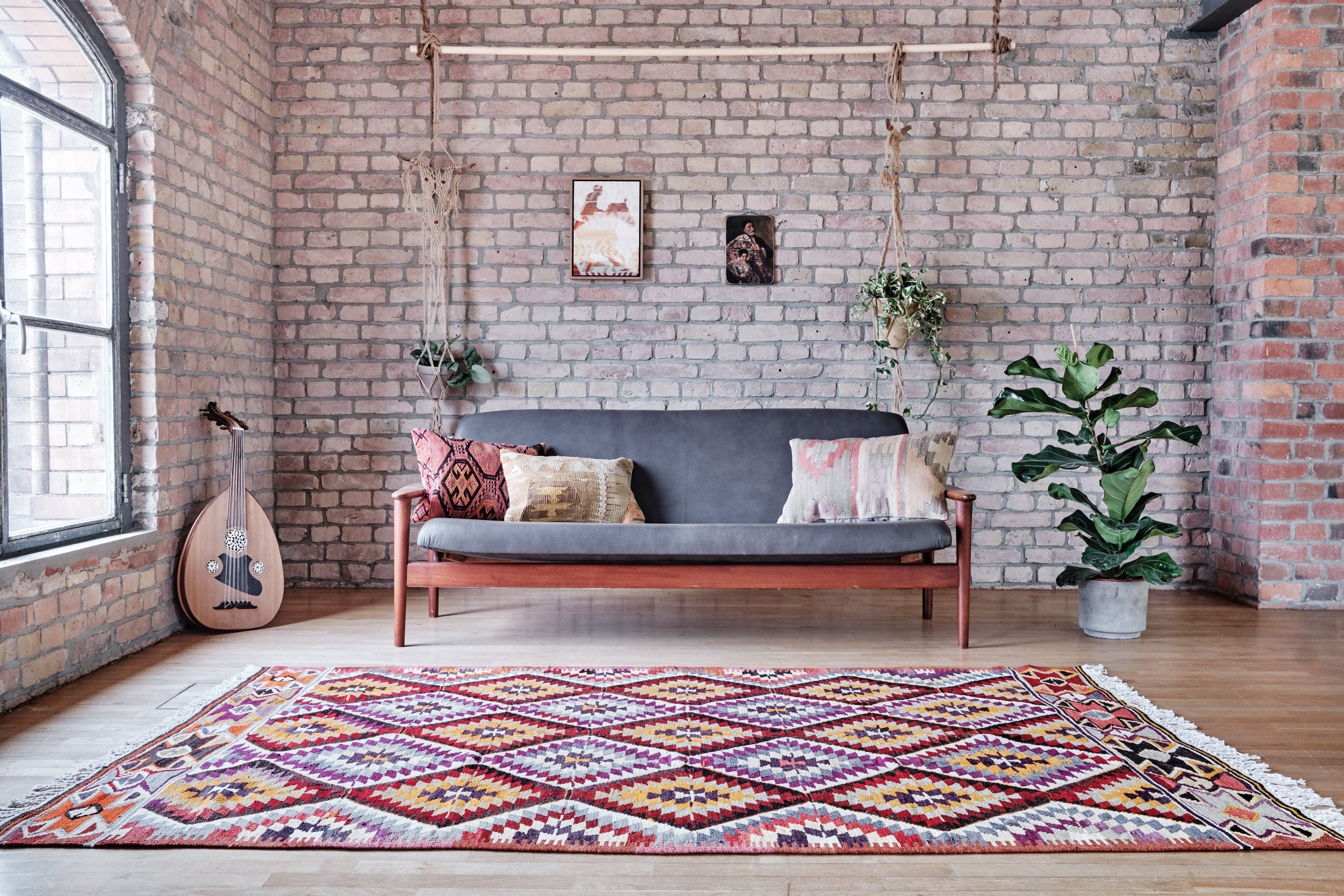 BARAK Vintage Kilim 240x154cm - Wild Heart Free Soul