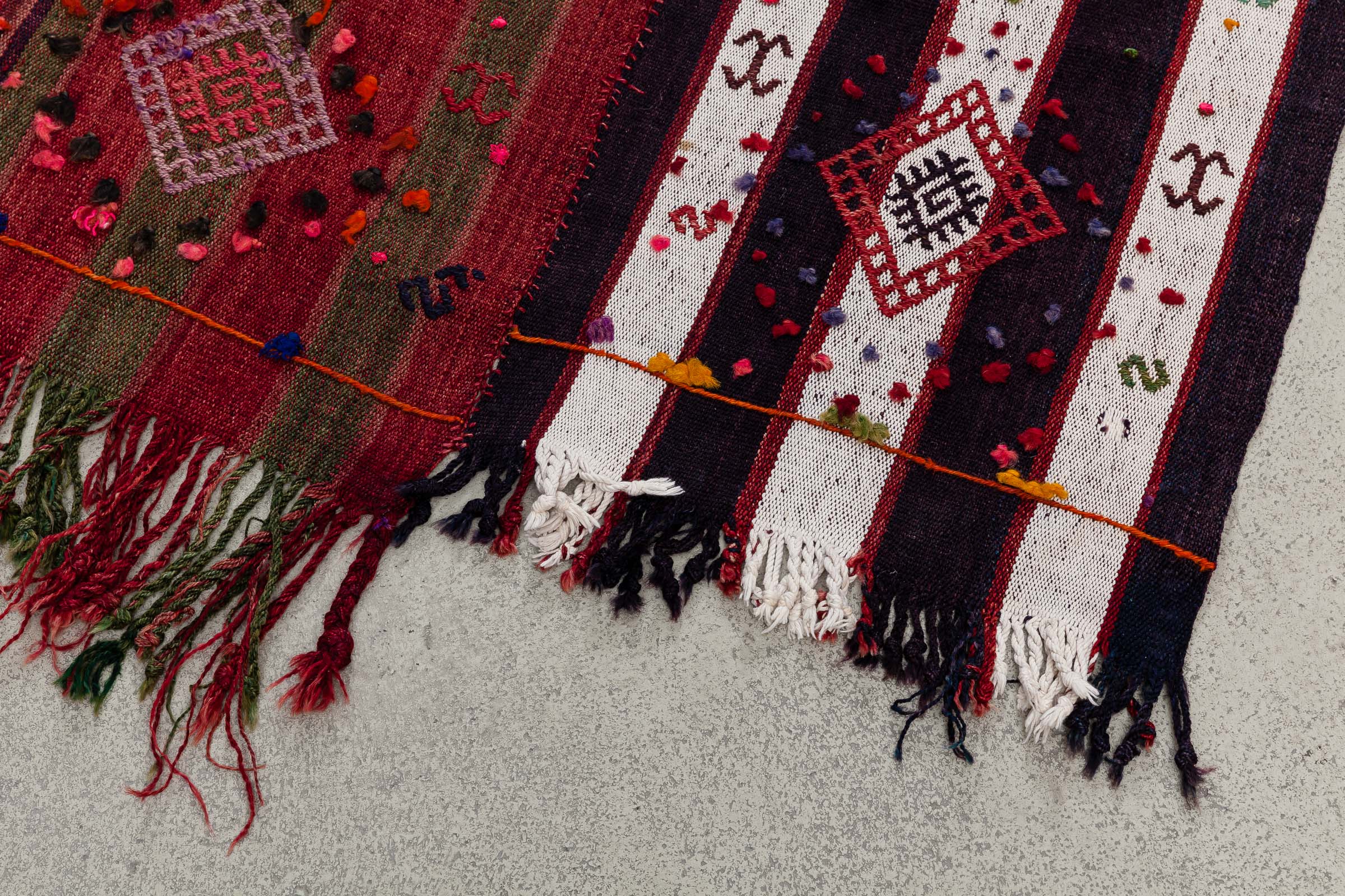 CIHANBEYLI Vintage Cicim Kilim 190x127cm - Wild Heart Free Soul