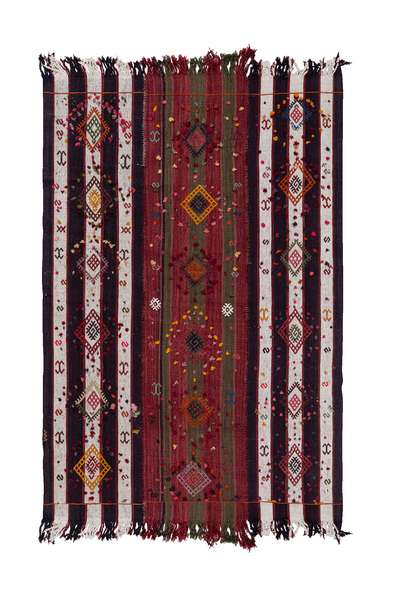 CIHANBEYLI Vintage Cicim Kilim 190x127cm - Wild Heart Free Soul