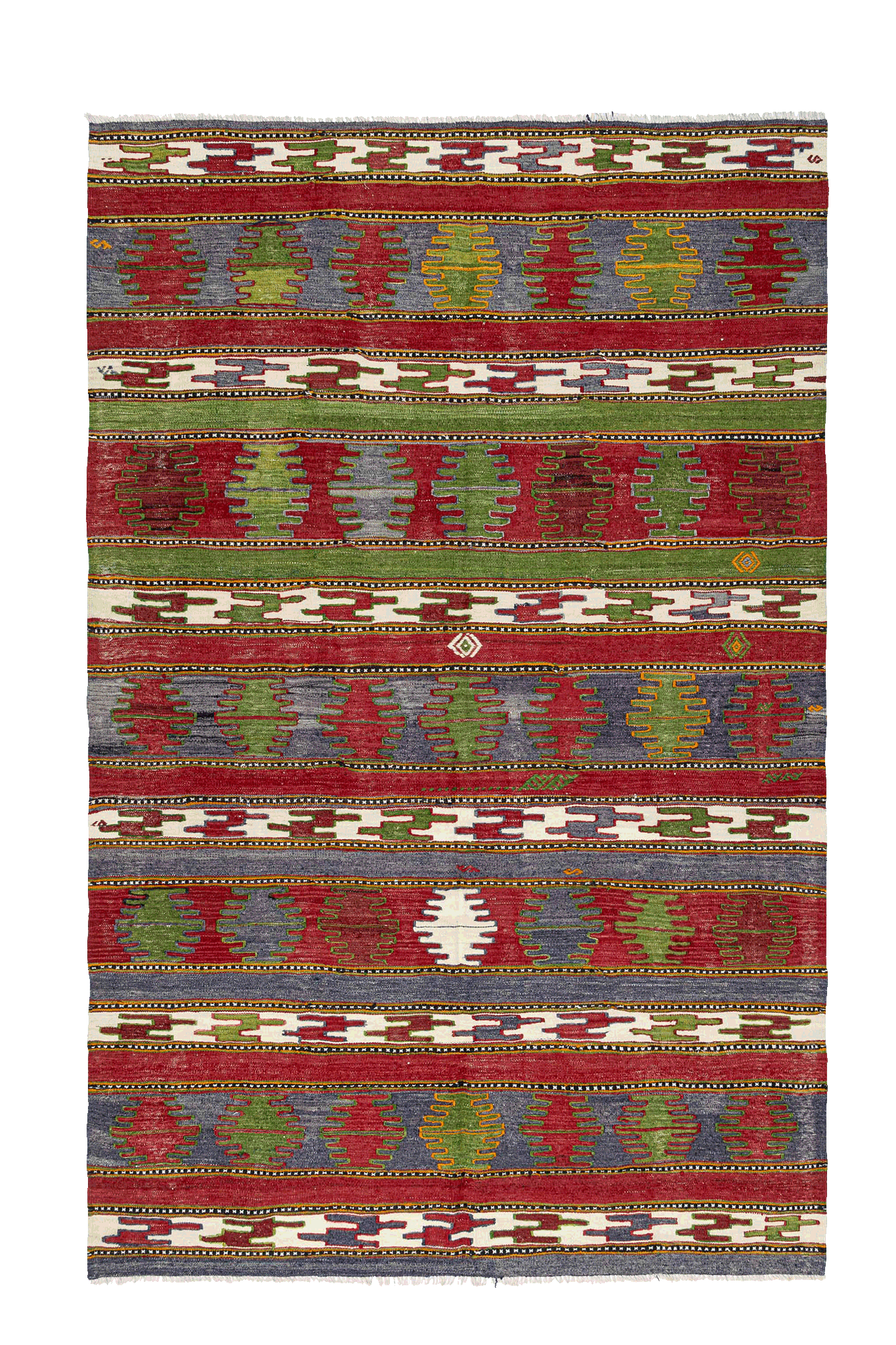 CIVRIL Vintage Kelim Teppich 255cm x 161cm - Wild Heart Free Soul