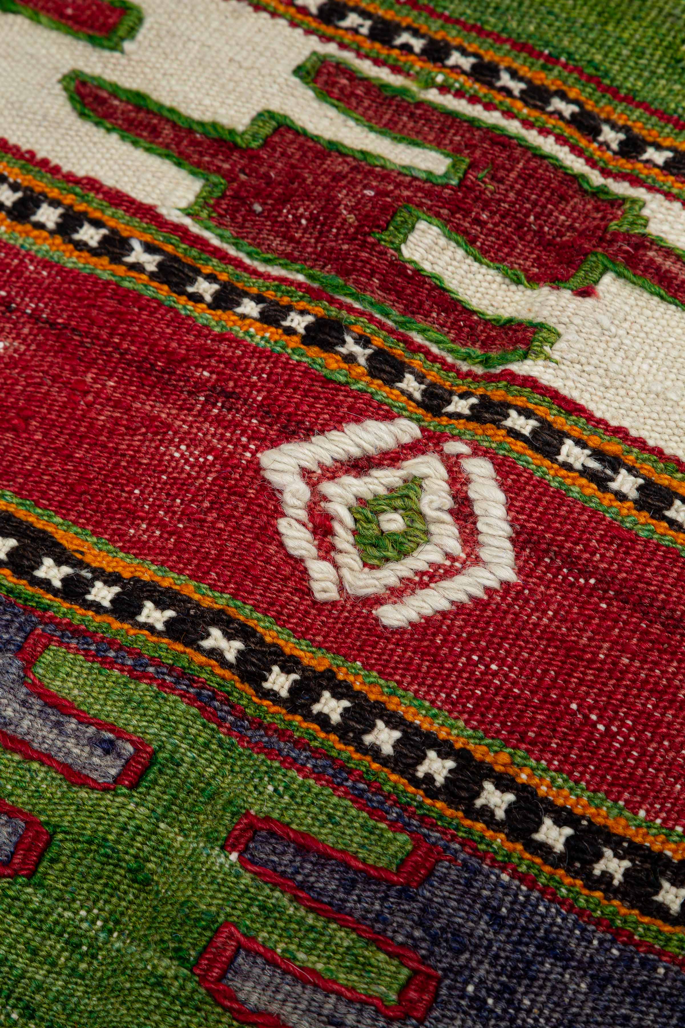 CIVRIL Vintage Kelim Teppich 255cm x 161cm - Wild Heart Free Soul