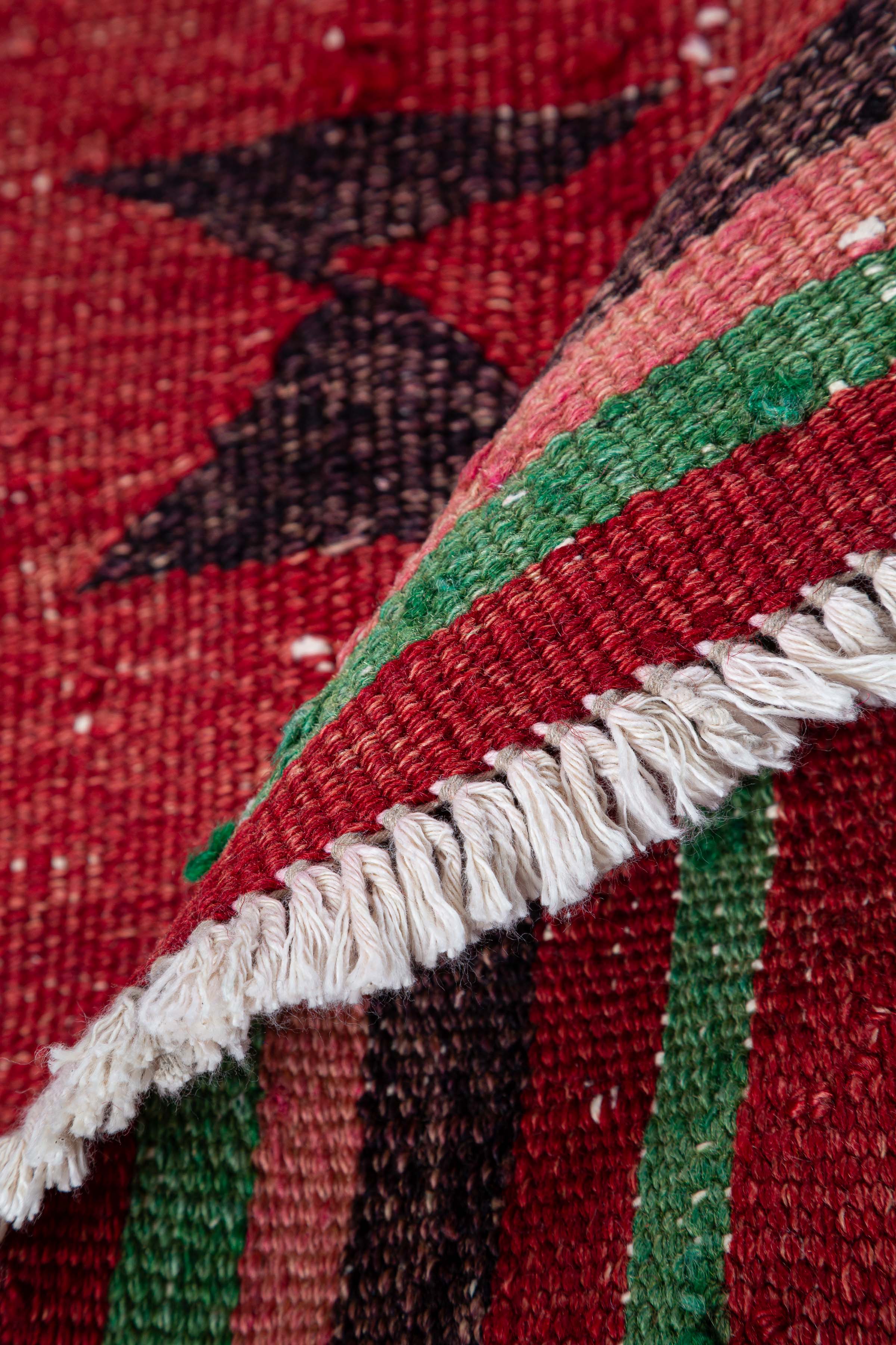 DAZKIRI AFYON Vintage Kelim Teppich 257cm x 143cm - Wild Heart Free Soul