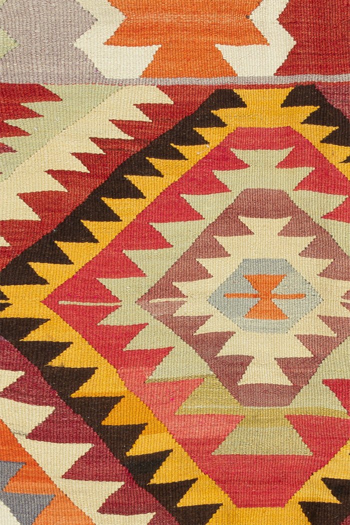 DENIZLI Vintage Kelim 122x102cm - Wild Heart Free Soul