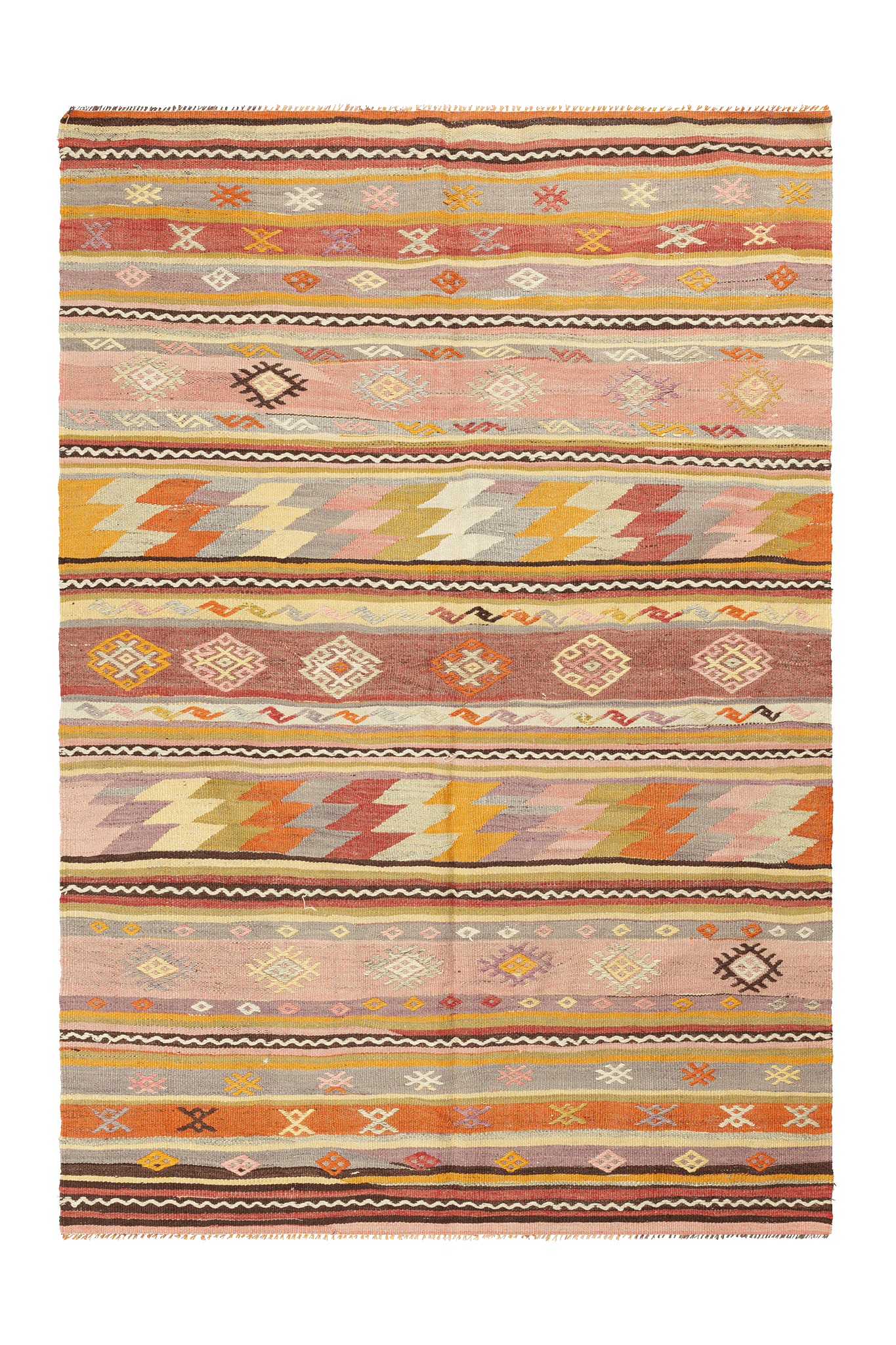 DENIZLI Vintage Kelim 193x131cm - Wild Heart Free Soul