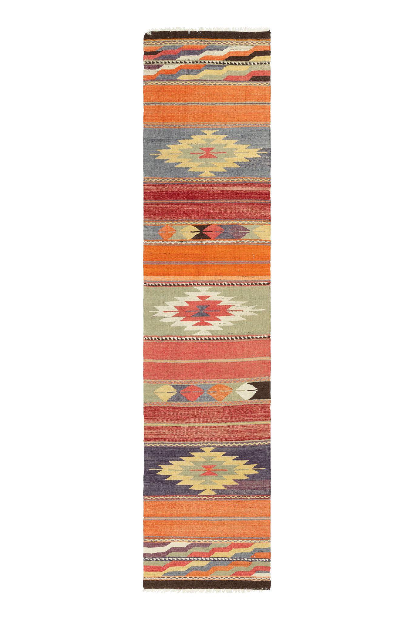 DENIZLI Vintage Kelim 240x52cm - Wild Heart Free Soul