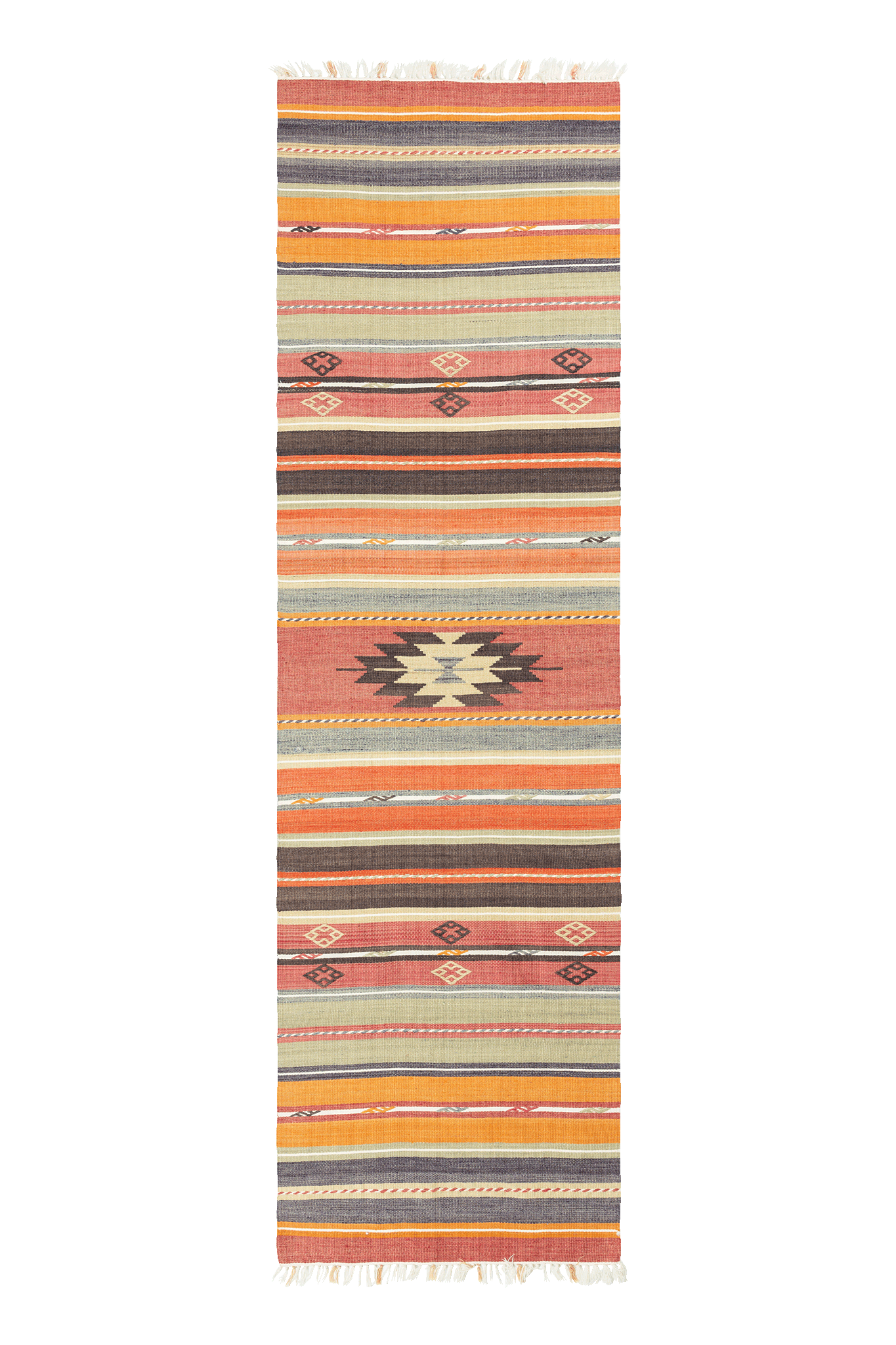 DENIZLI Vintage Kelim 241x62cm - Wild Heart Free Soul