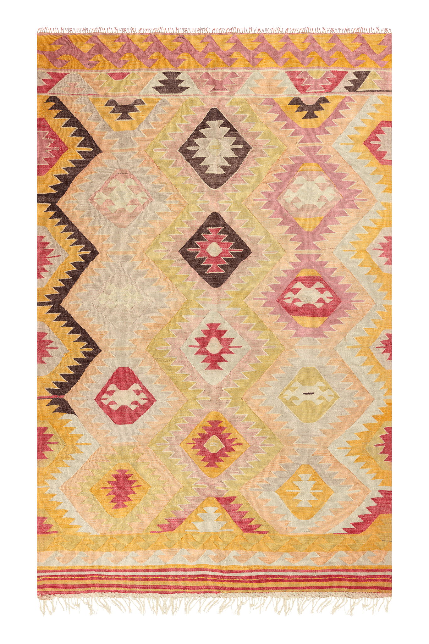 DENIZLI Vintage Kelim 247x154cm - Wild Heart Free Soul