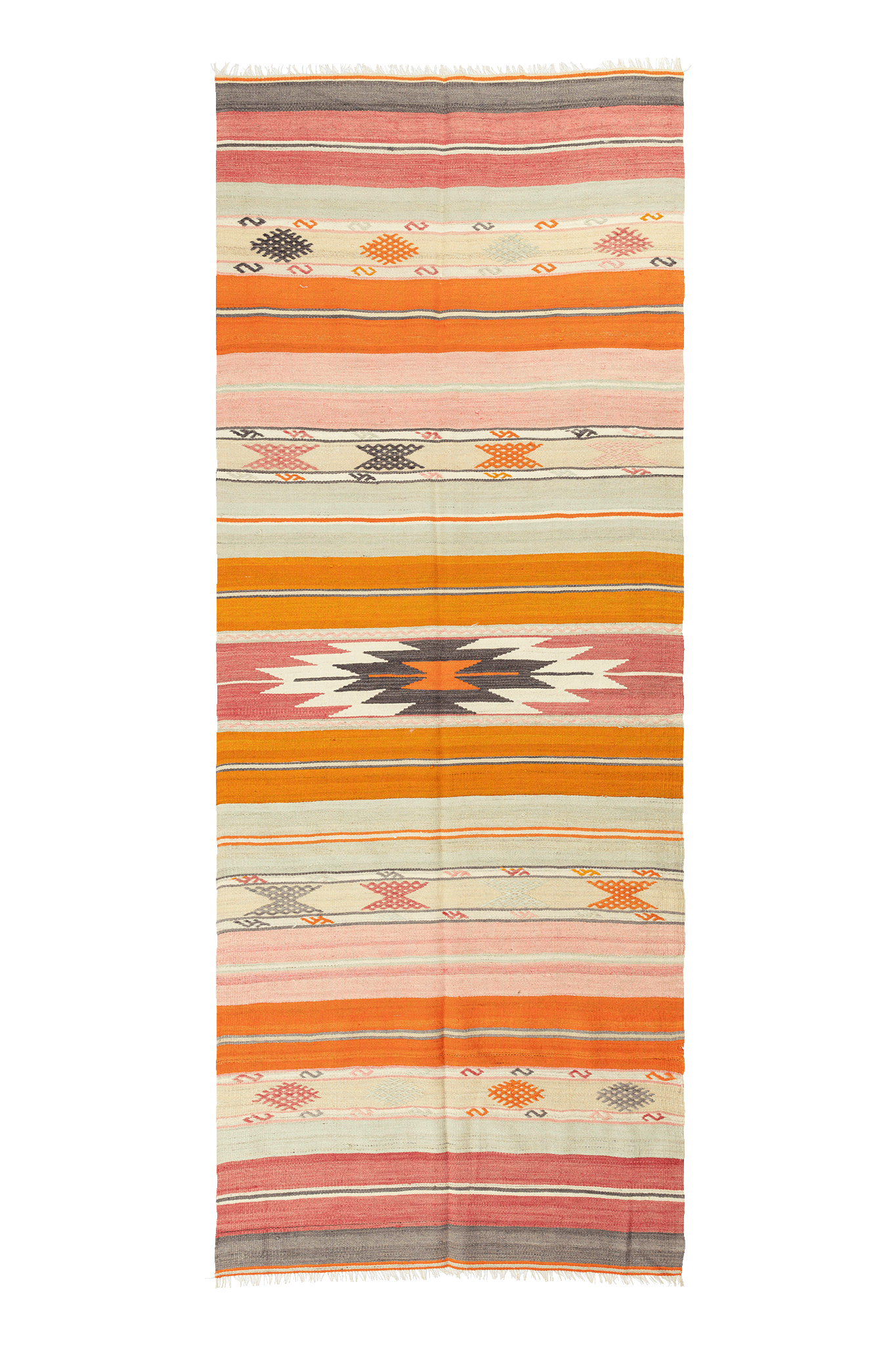 DENIZLI Vintage Kelim 253x93cm - Wild Heart Free Soul
