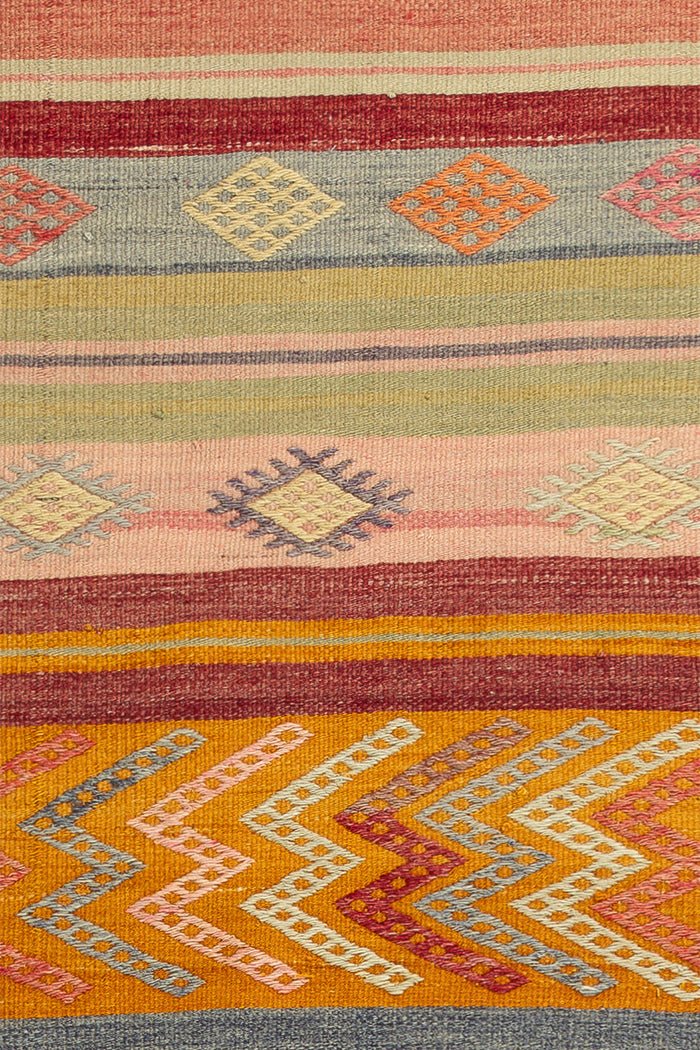 DENIZLI Vintage Kelim 282x57cm - Wild Heart Free Soul